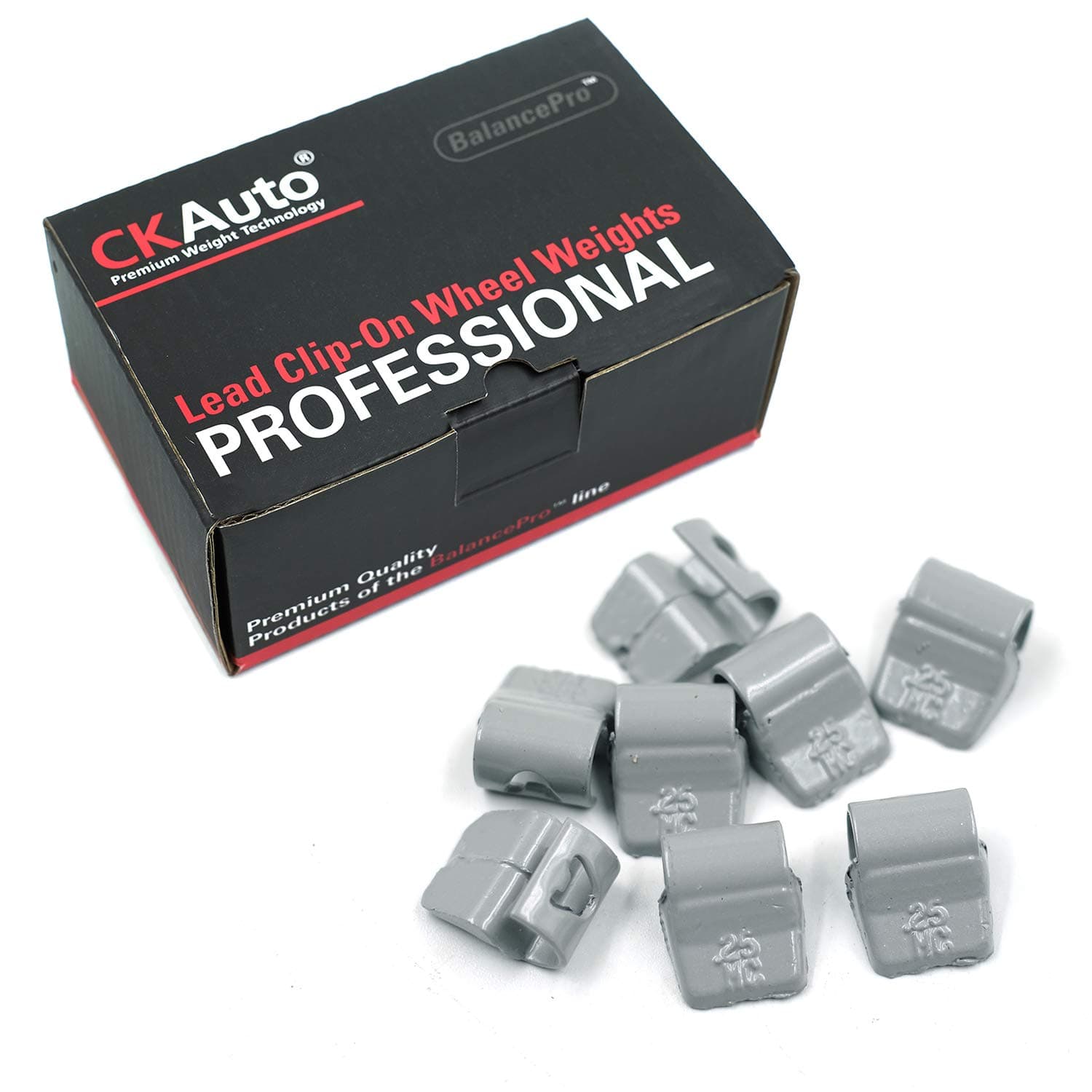 CKAutoMCC Style 0.25oz, 0.5oz, 0.75oz, 1oz, 1.25oz, 1.5oz, 1.75oz, 2oz Clip on Wheel Weights 0.25oz CKsafeCPWW002025