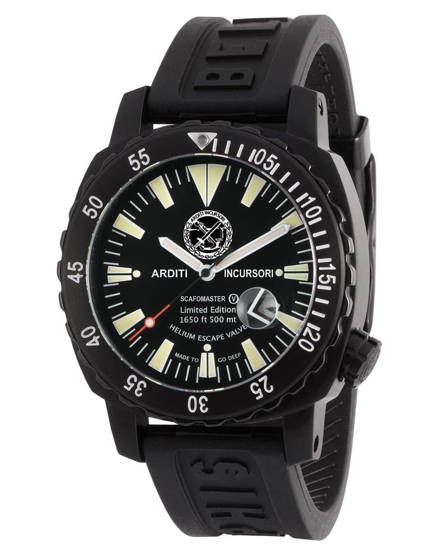 Marina Militare schpbk06.c – Watch, Rubber Strap Black