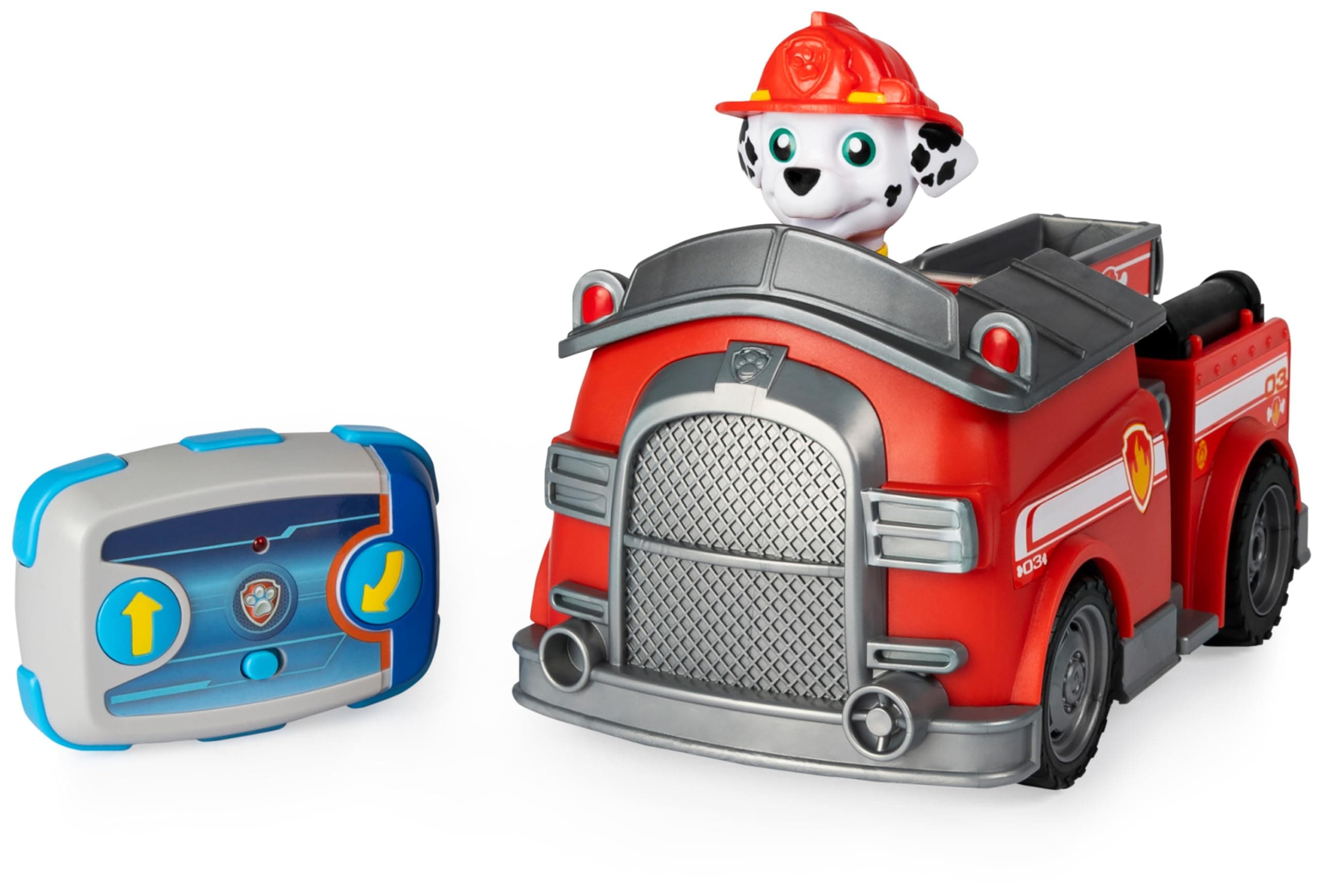 Marshall Remote Control Fire Truck with 2-Way Steering, for Kids Aged 3 and Up