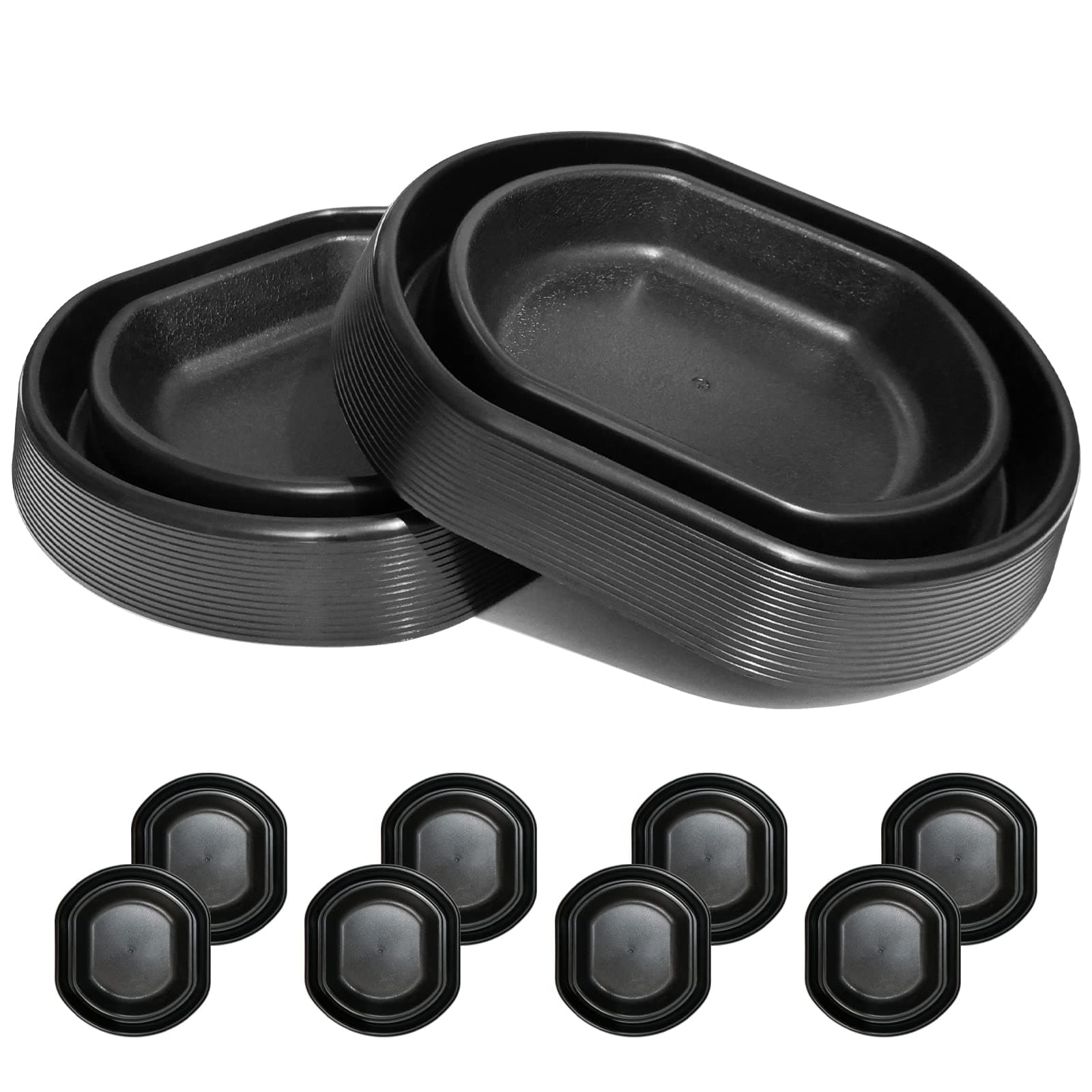 Bed Bug Traps UK | Interceptor | Bed Bug Trap | Bed Bug Detector | Bed Bug Monitor (Black, 8 Pack)