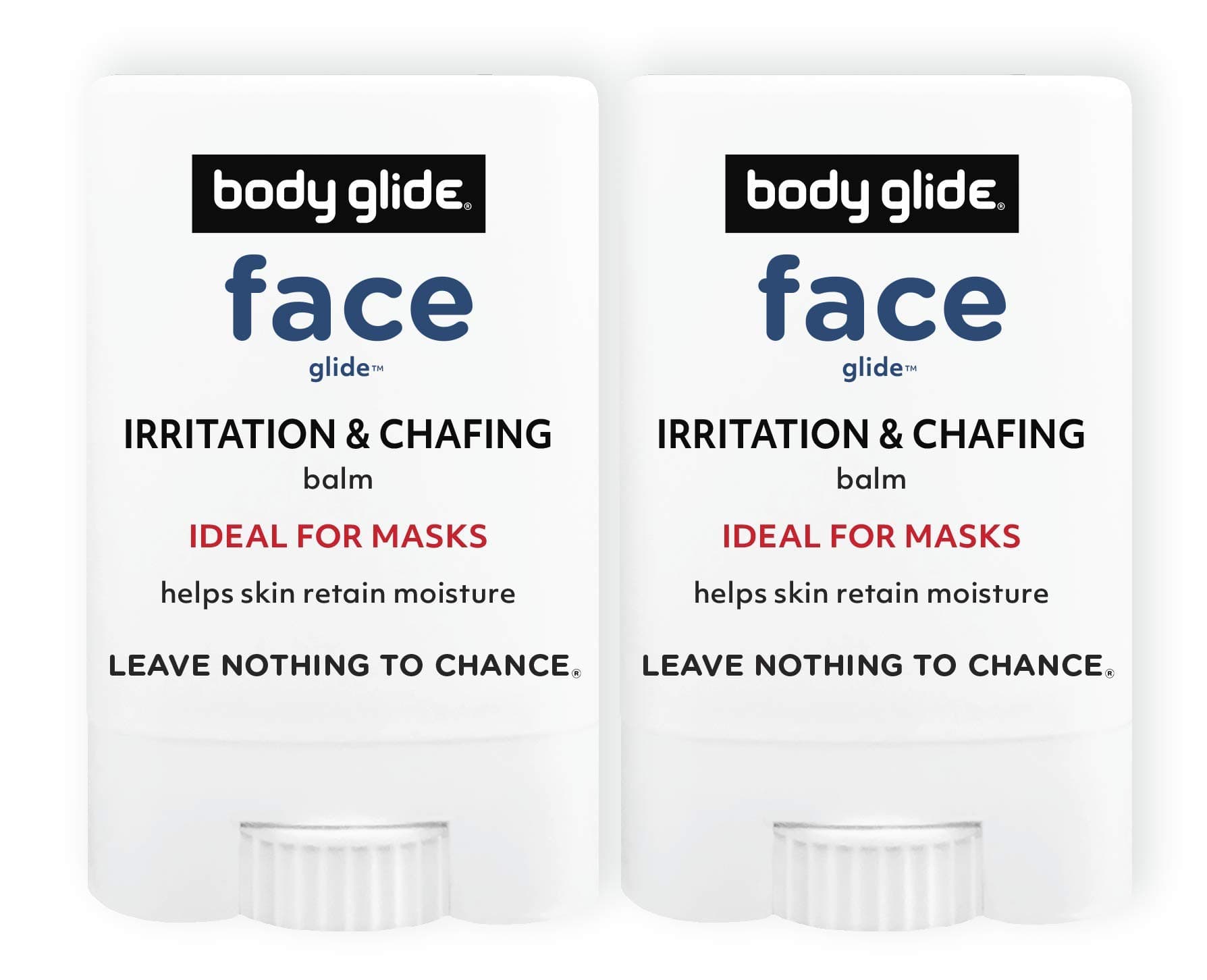 BodyGlide Face Glide Anti Irritation and Chafing Balm to Protect Face & Ears, 0.35oz, 2-Pack (USA Sale Only)