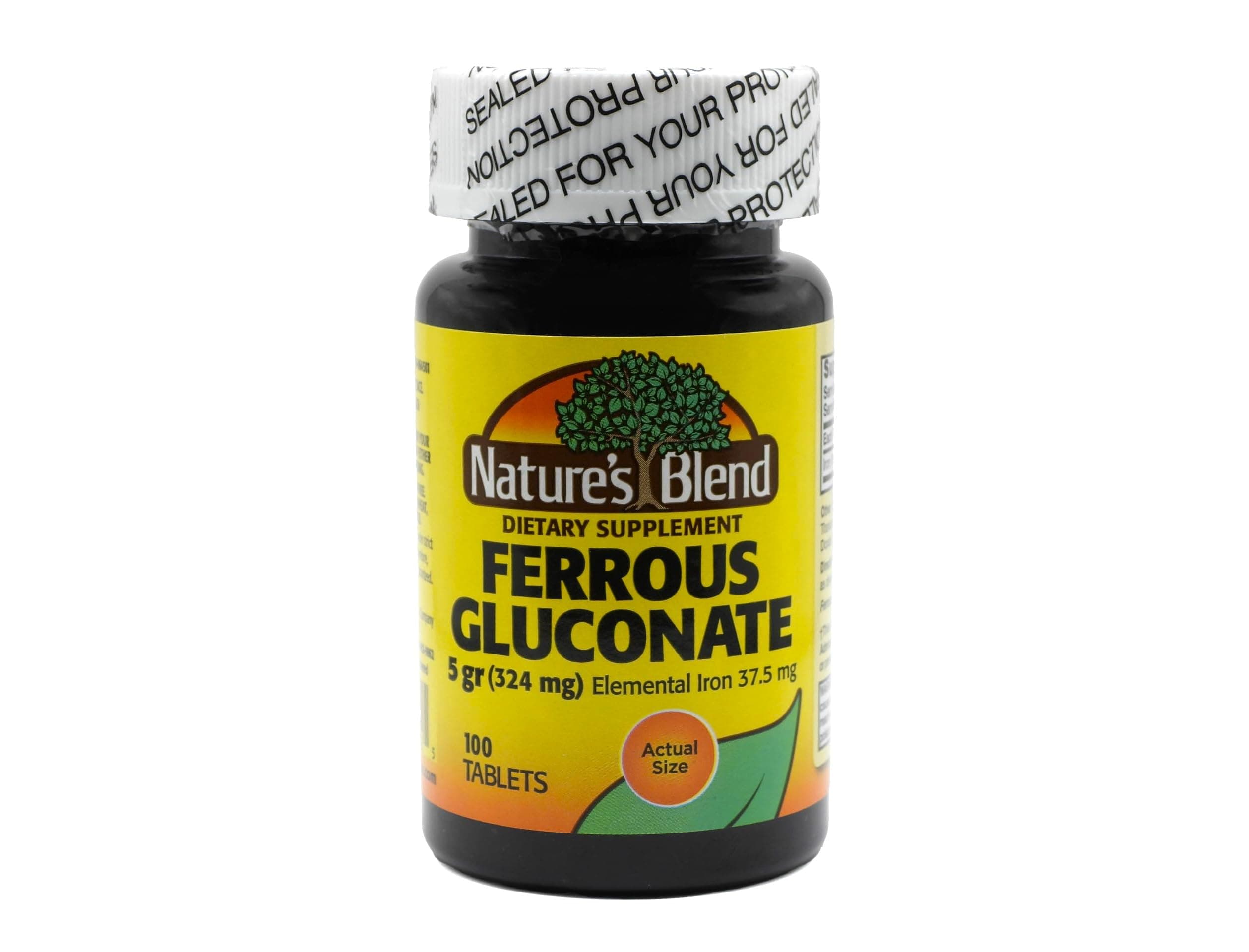 Ferrous Gluconate 100 Tabs by Nature's Blend by Nature's Blend