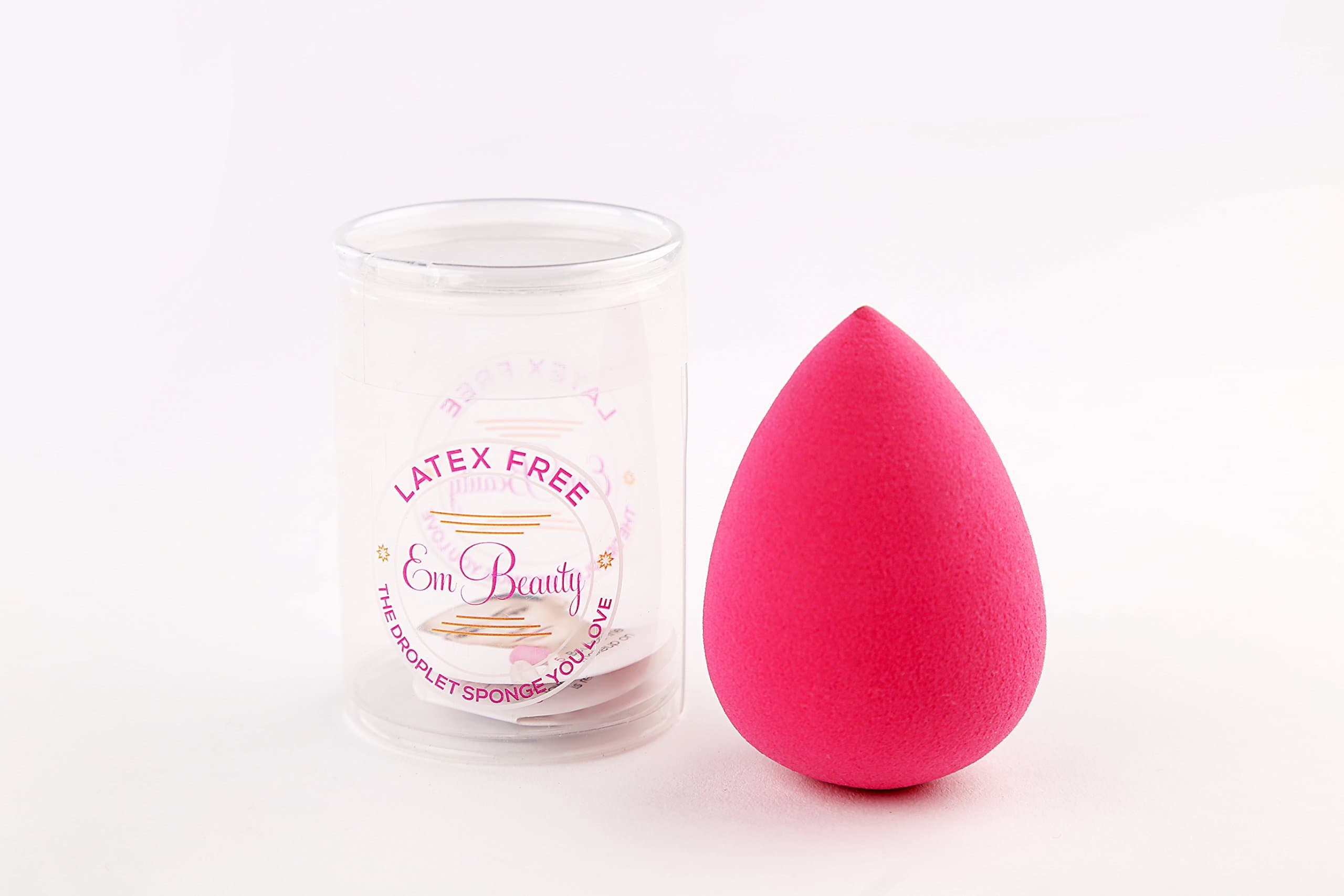 EM Beauty Premium Makeup Blender Sponge - Flexible & Versatile Foundation Applicator Accessory - Eco-Friendly & Easy To Wash - Perfect For All Kinds Of Makeup