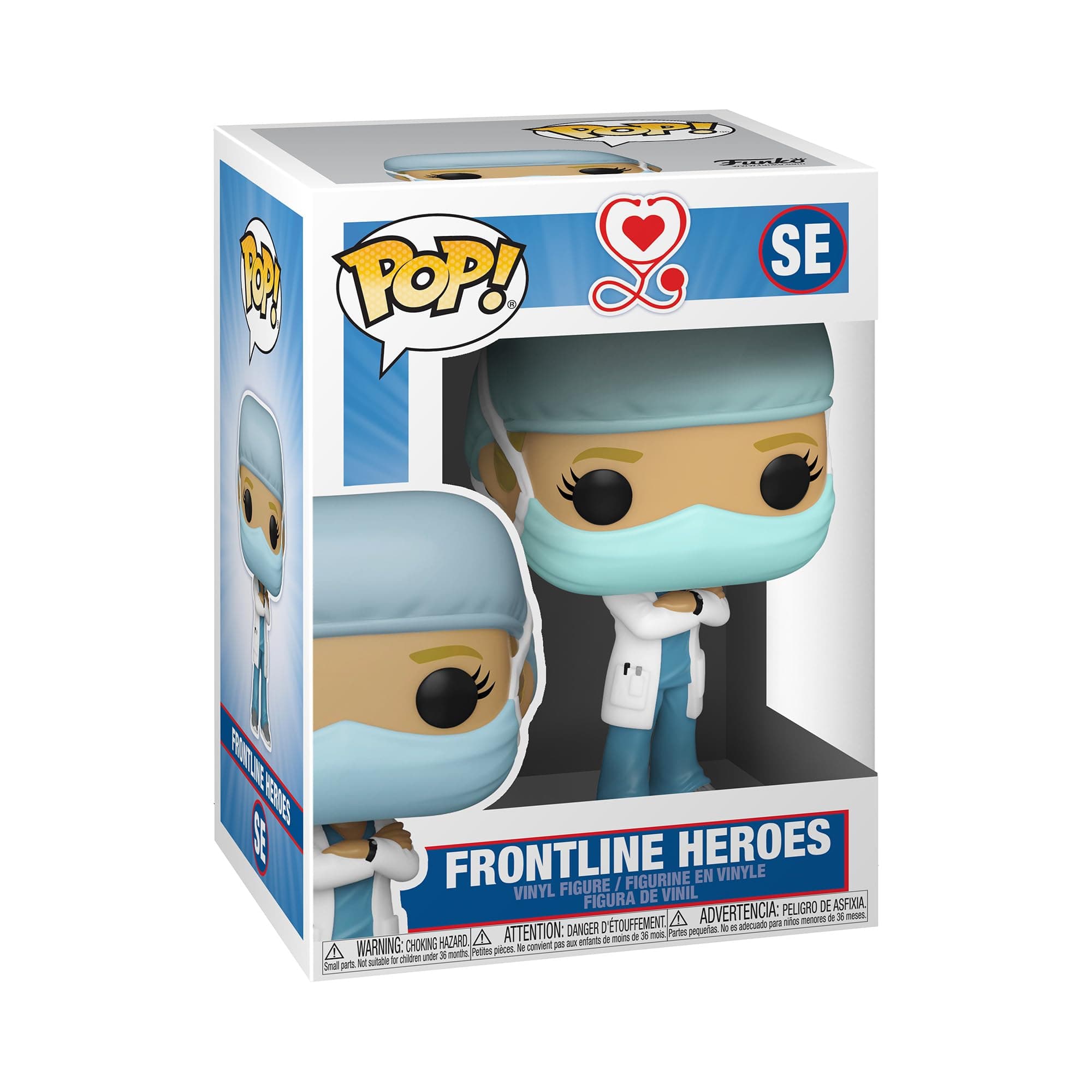 Pop! Heroes: Front Line Worker-Female #1 - Heroes: Front Line Workers - Collectable Vinyl Figure - Gift Idea - Official Merchandise - Toys for Kids & Adults - Model Figure for Collectors