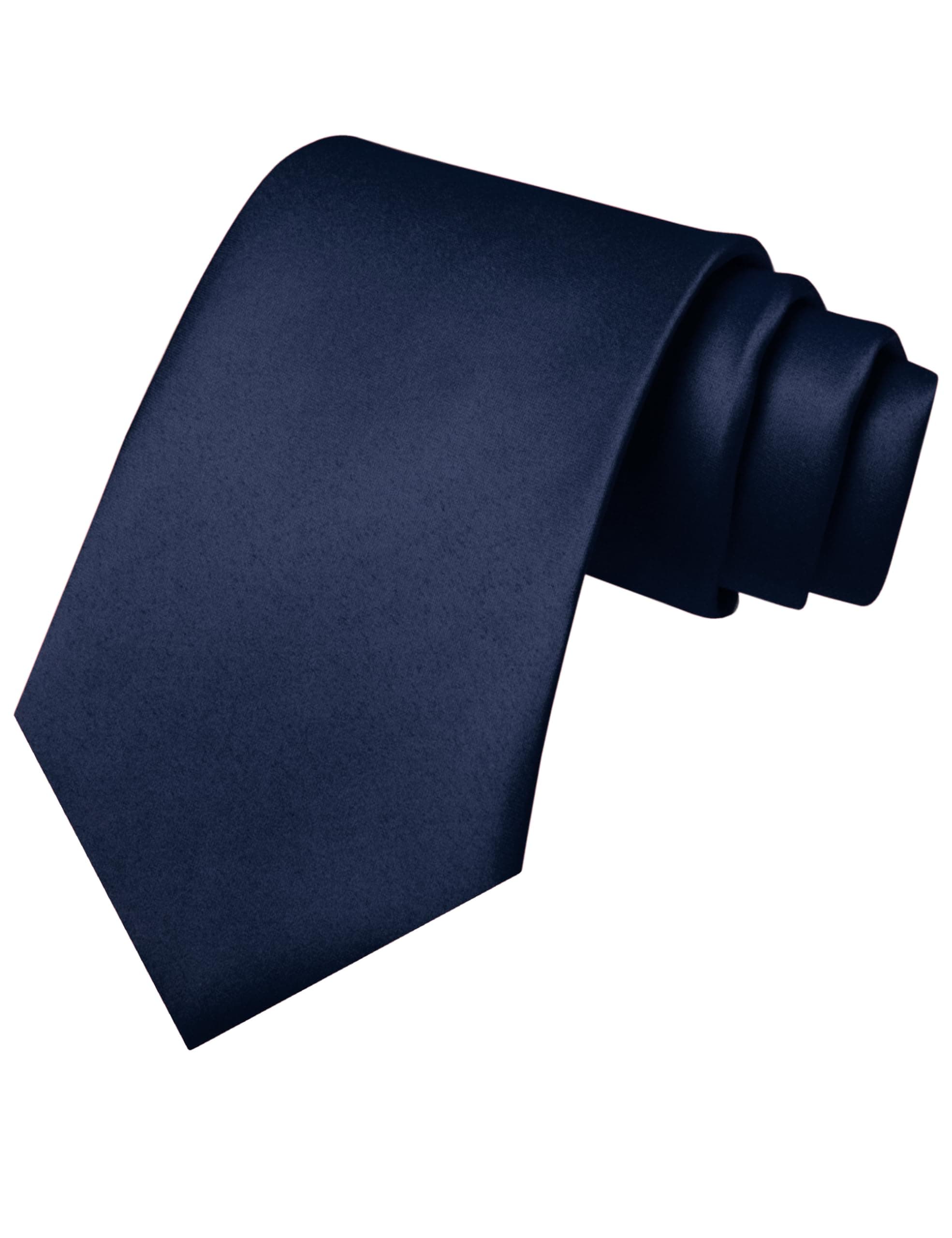 Solid Color Tie Mens Necktie for Business and Wedding