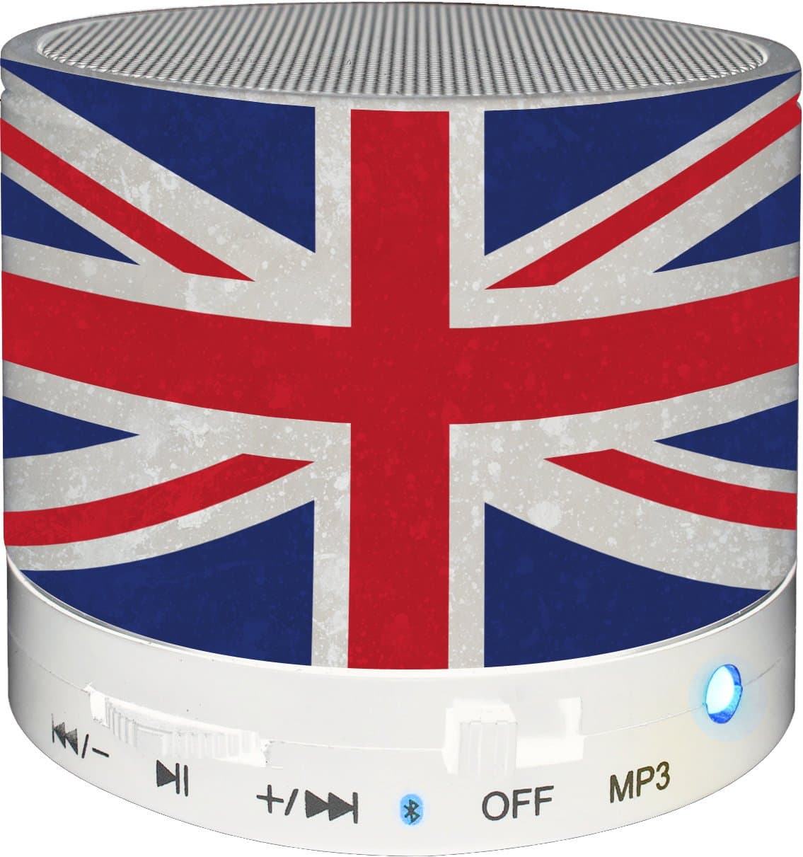 izytronic izys10uk Mini Speaker Bluetooth UK Flag Motif