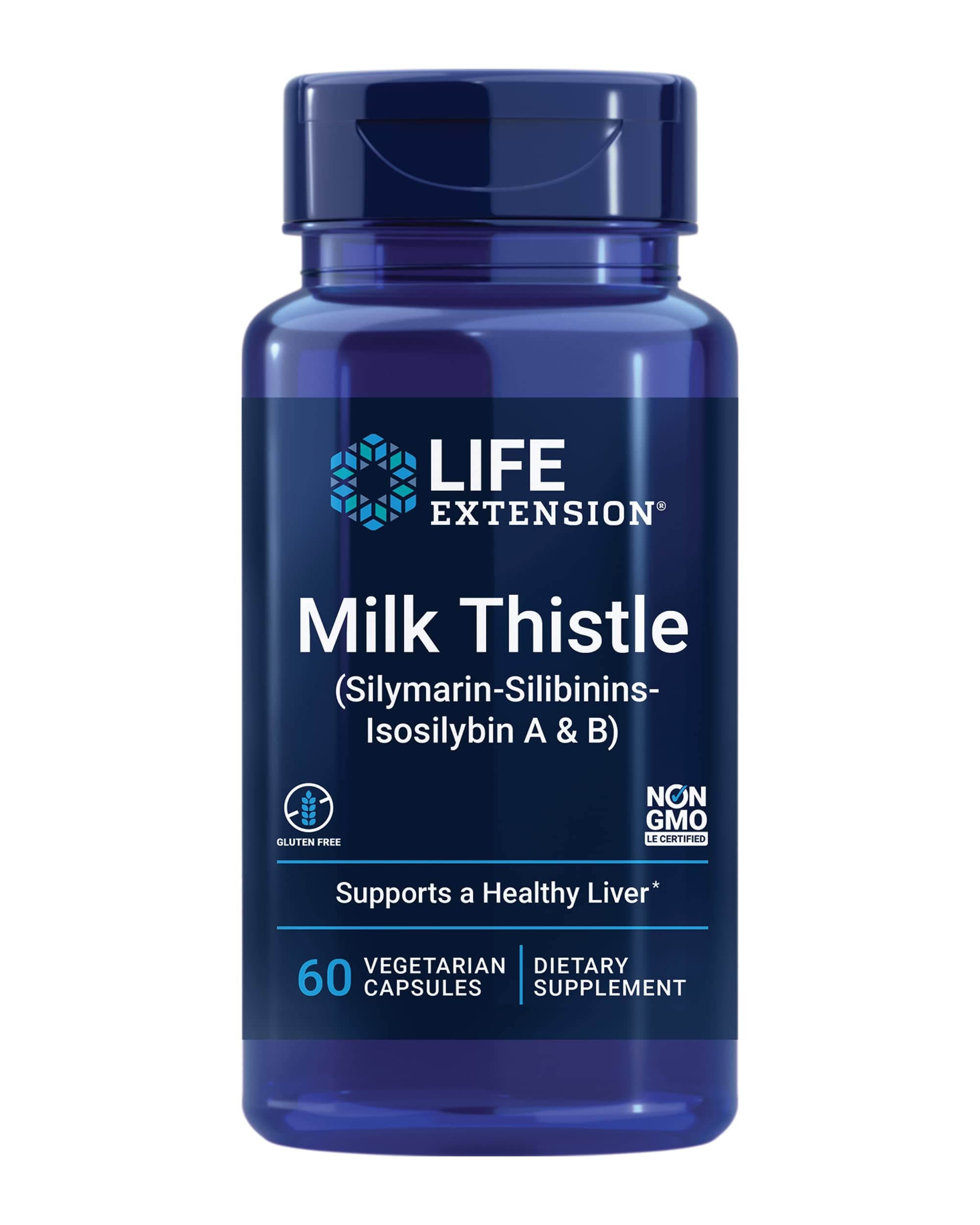 Certified European Milk Thistle 750 Mg. 60 Vegetarian 125455