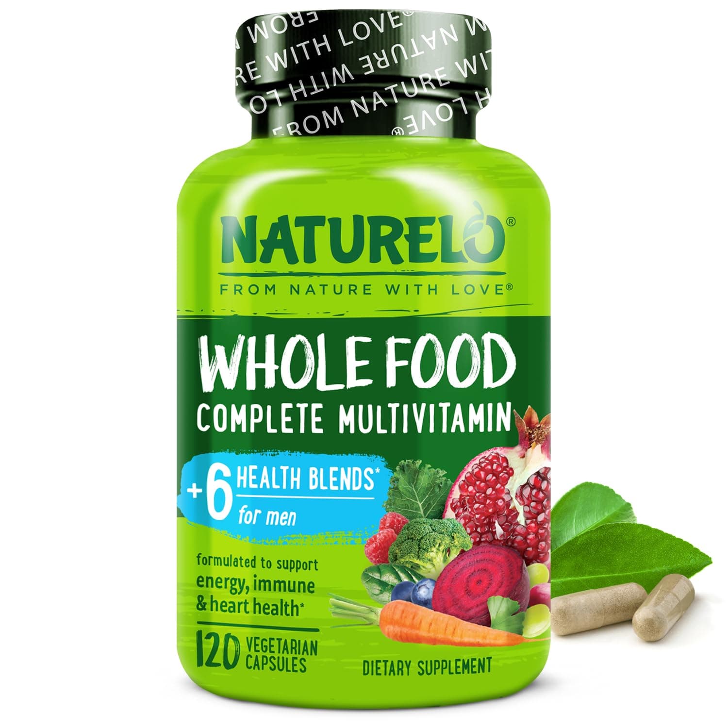 Whole Food Multivitamin for Men, 120 Count
