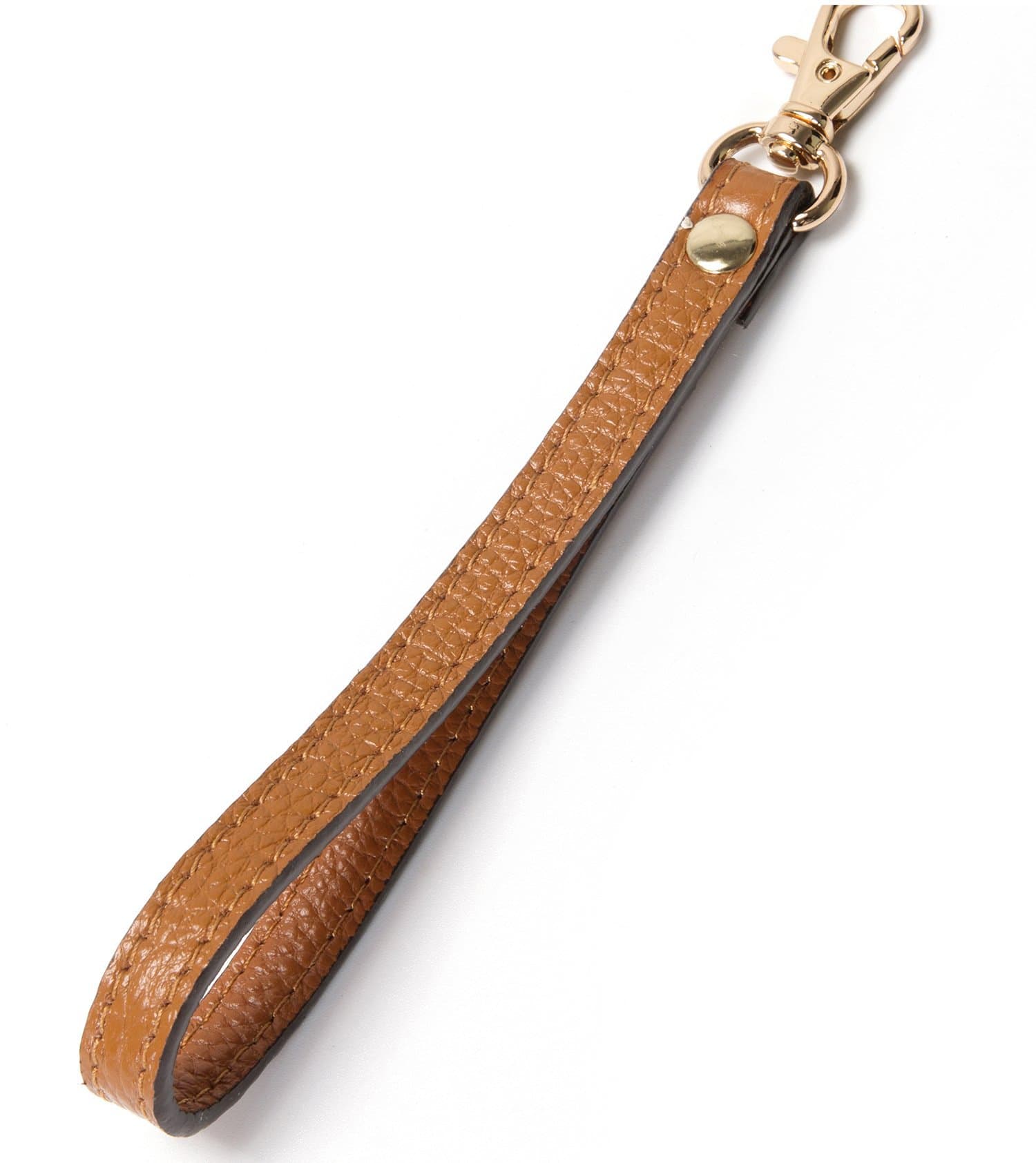 Wristlet Strap, Genuine Leather Keychain Wristlet KeyChain Hand Strap for Wallet Purse Clutch Cellphone Wristlet Key