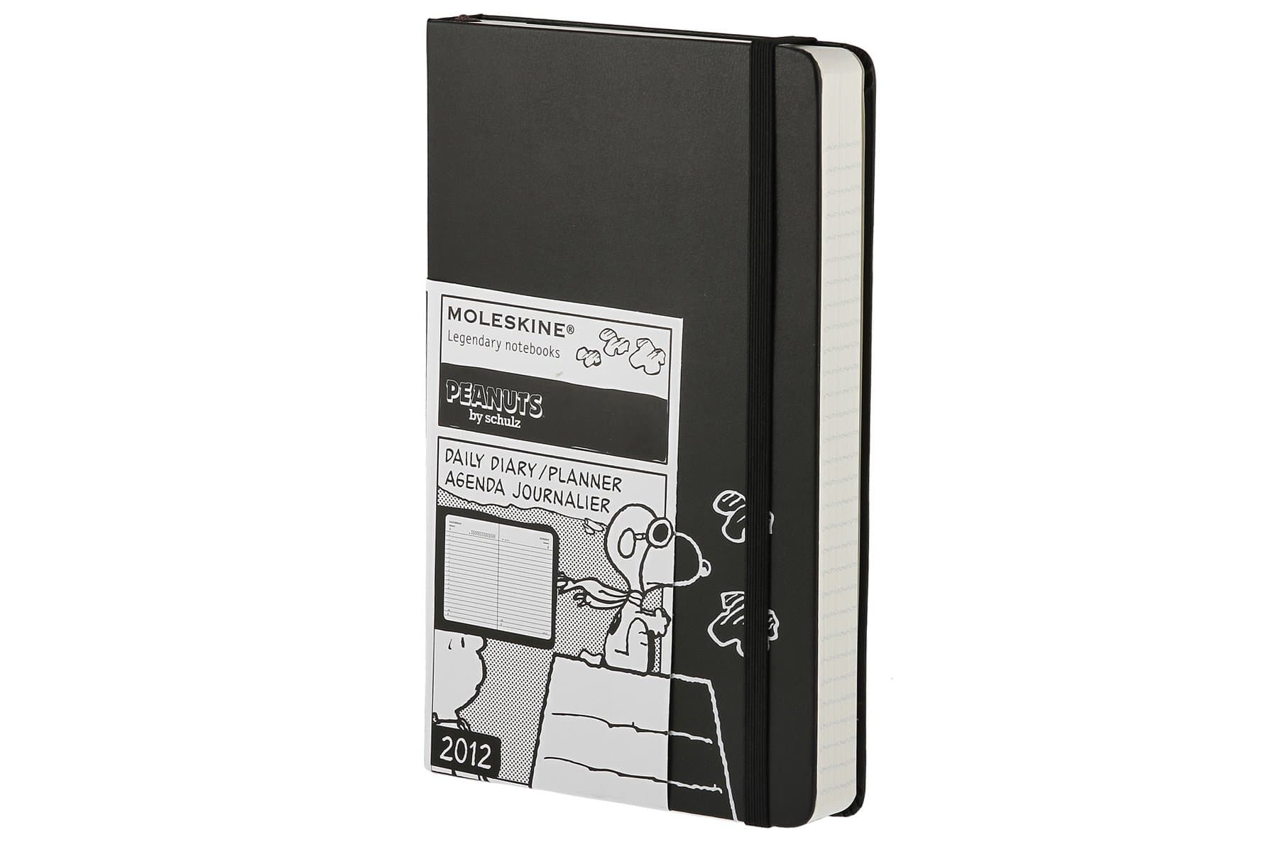 Moleskine 2012 12 Month Daily Notebook Planner Peanuts Limited Edition Large