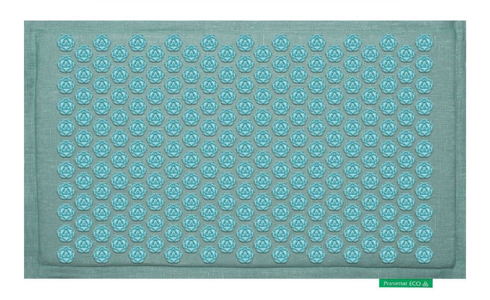 Pranamat Eco Massage Mat - Turquoise / Turquoise