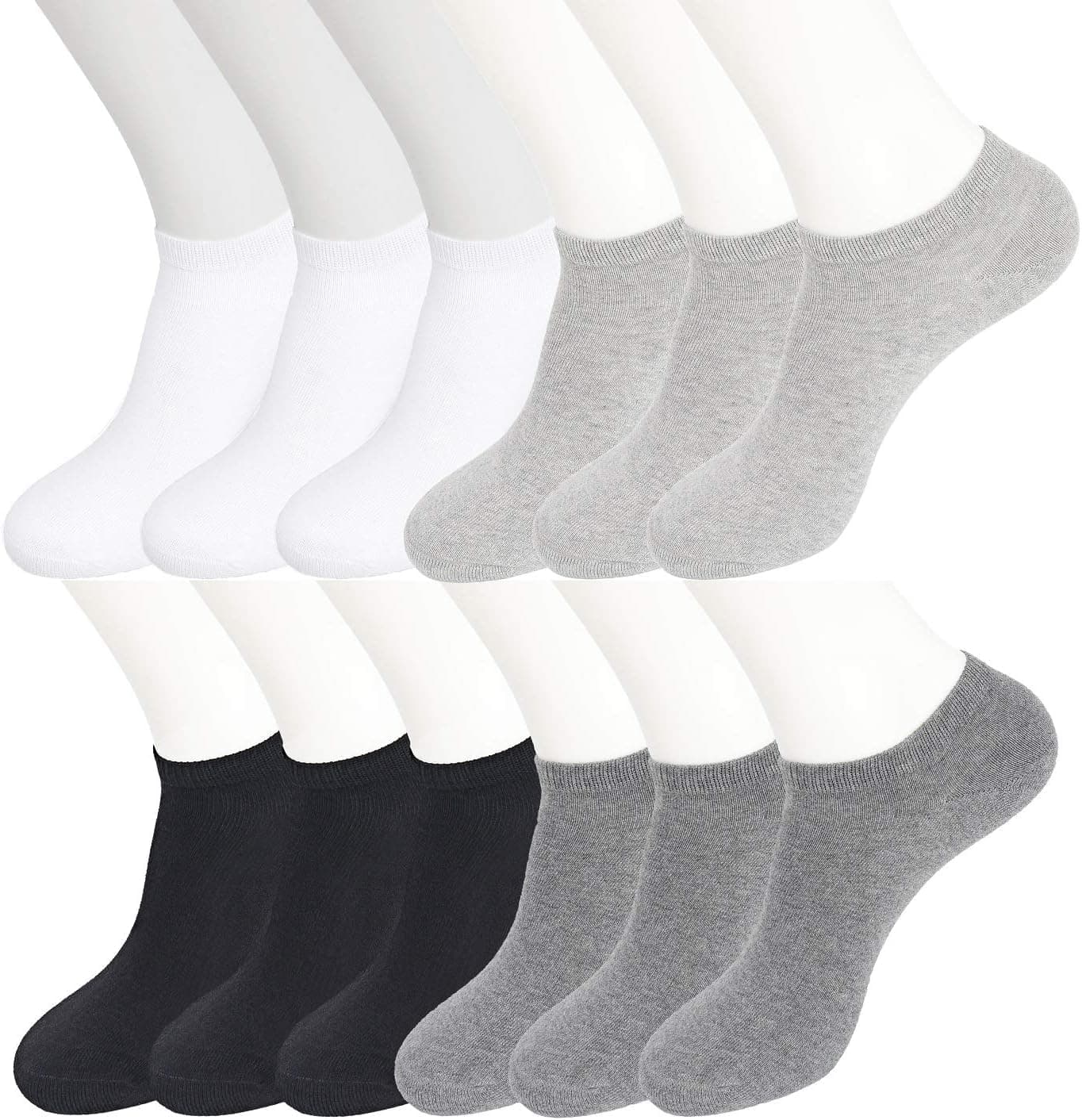 7DayOtter Odor Resistant Ankle Socks Men Women No Show Athletic Running Low Cut Short Socks