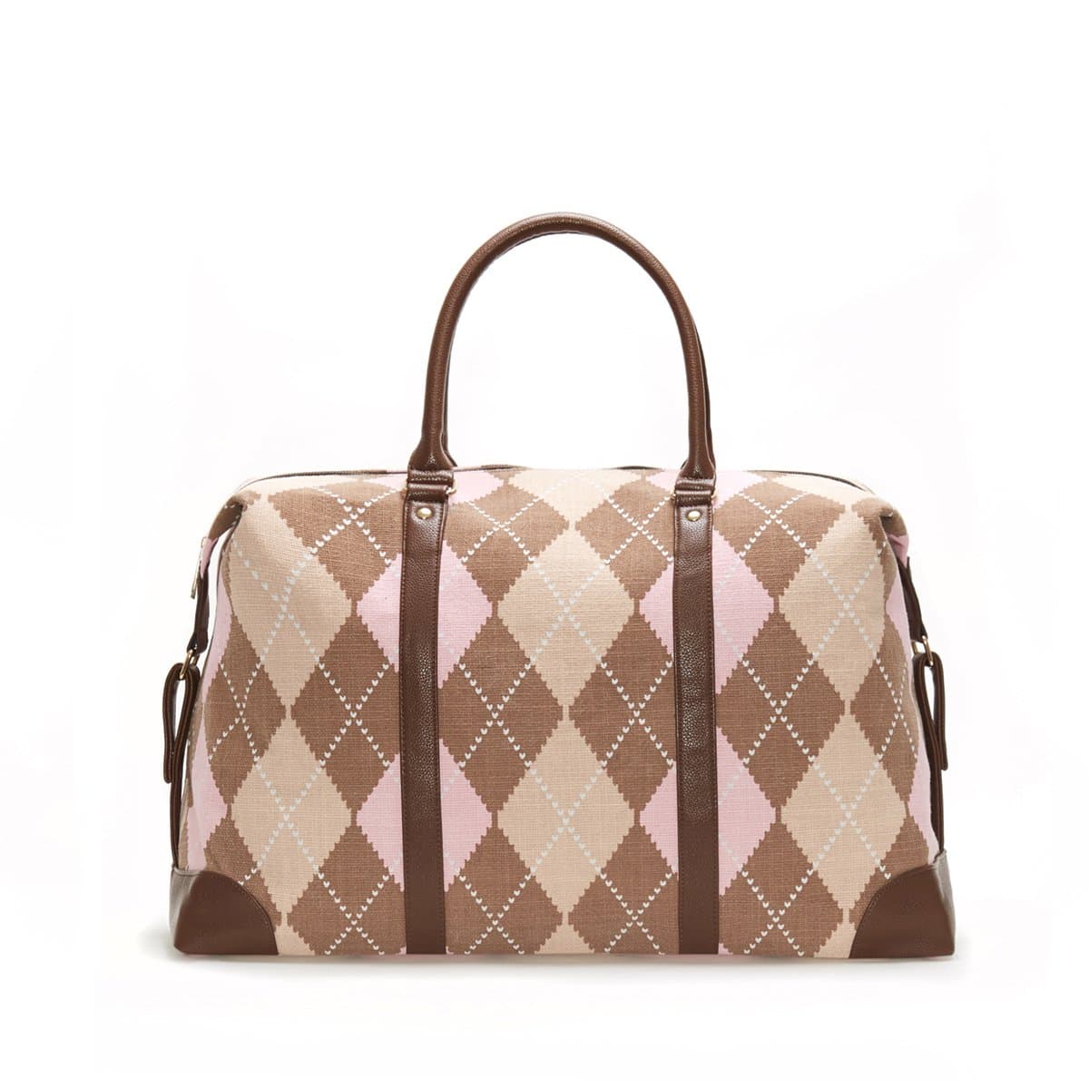Argyle Duffle Bag, Weekender Bag Overnight Travel Tote Bag MSRP $99