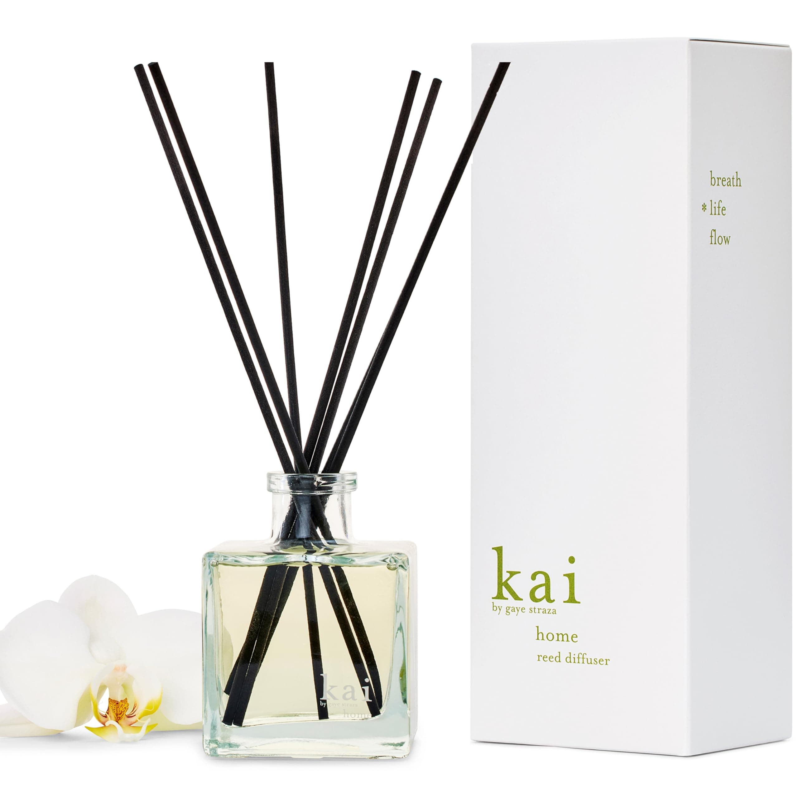 reed diffuser – a fresh, beautiful, light gardenia scent wrapped in white exotics, 6.75 fl oz | long lasting, serene, vegan, clean and inspired by memories of Hawaiian vacations