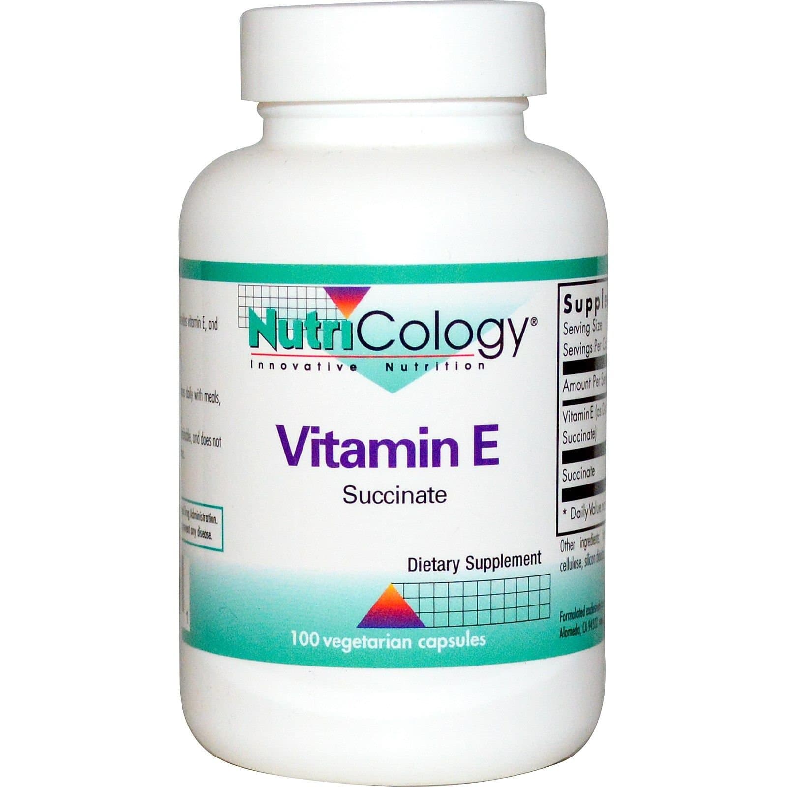 Nutricology, Vitamin E, Succinate, 100 Veggie Caps ARG-50430