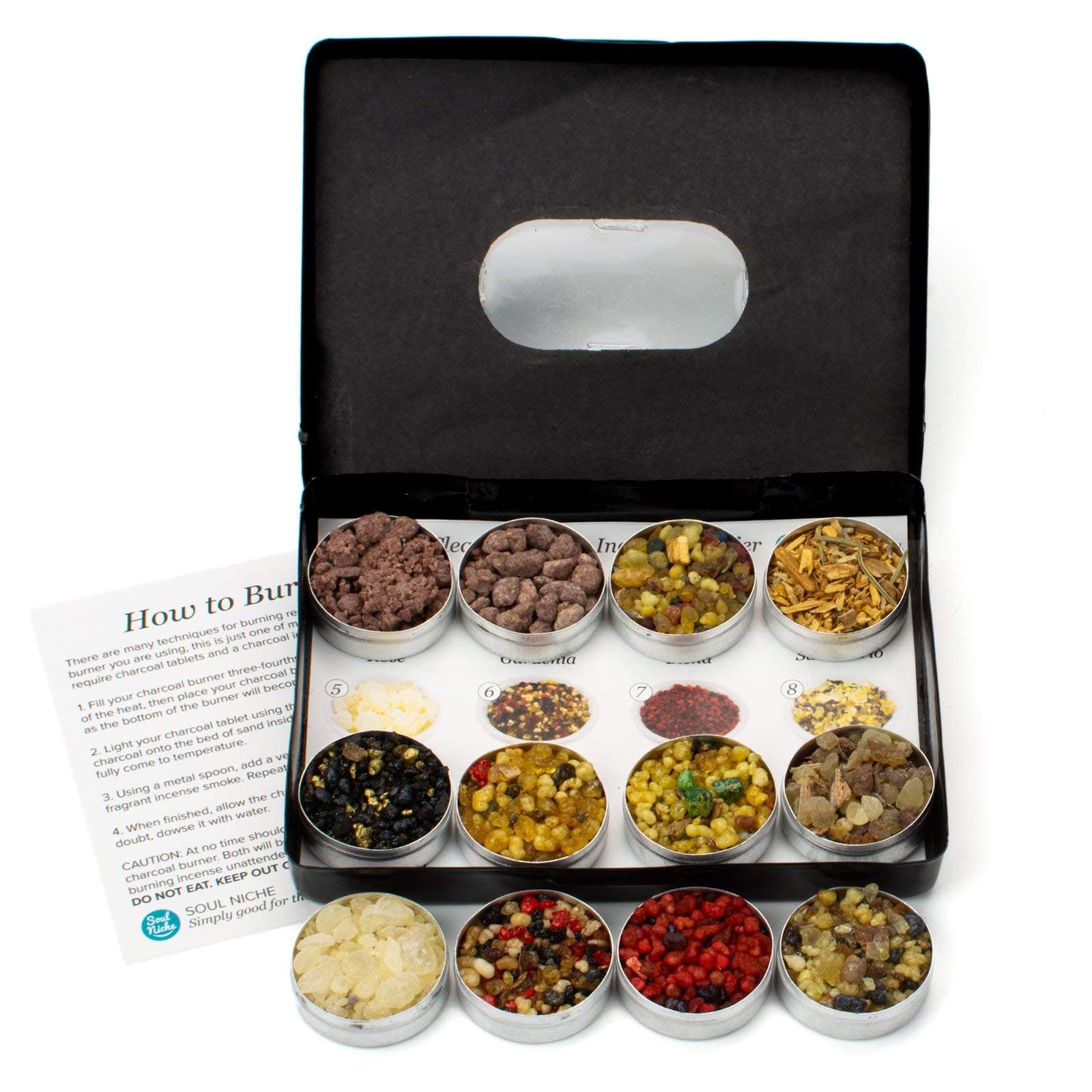 Soul Niche Spring Cleansing Resin Incense Sampler (12 Resins)