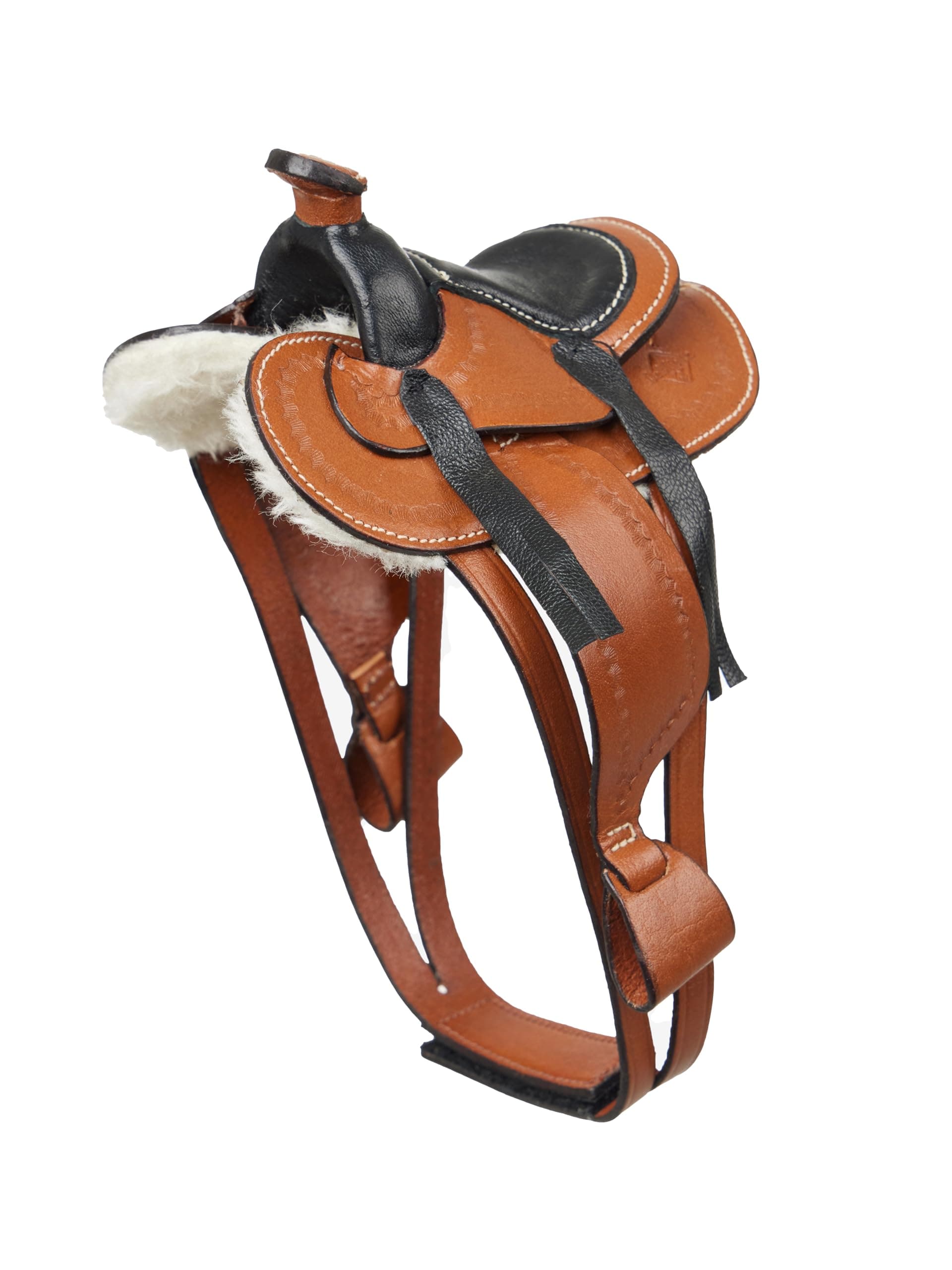 LeMieux Toy Pony Western Saddle - Educational Toy - Ages 3+ - Leather