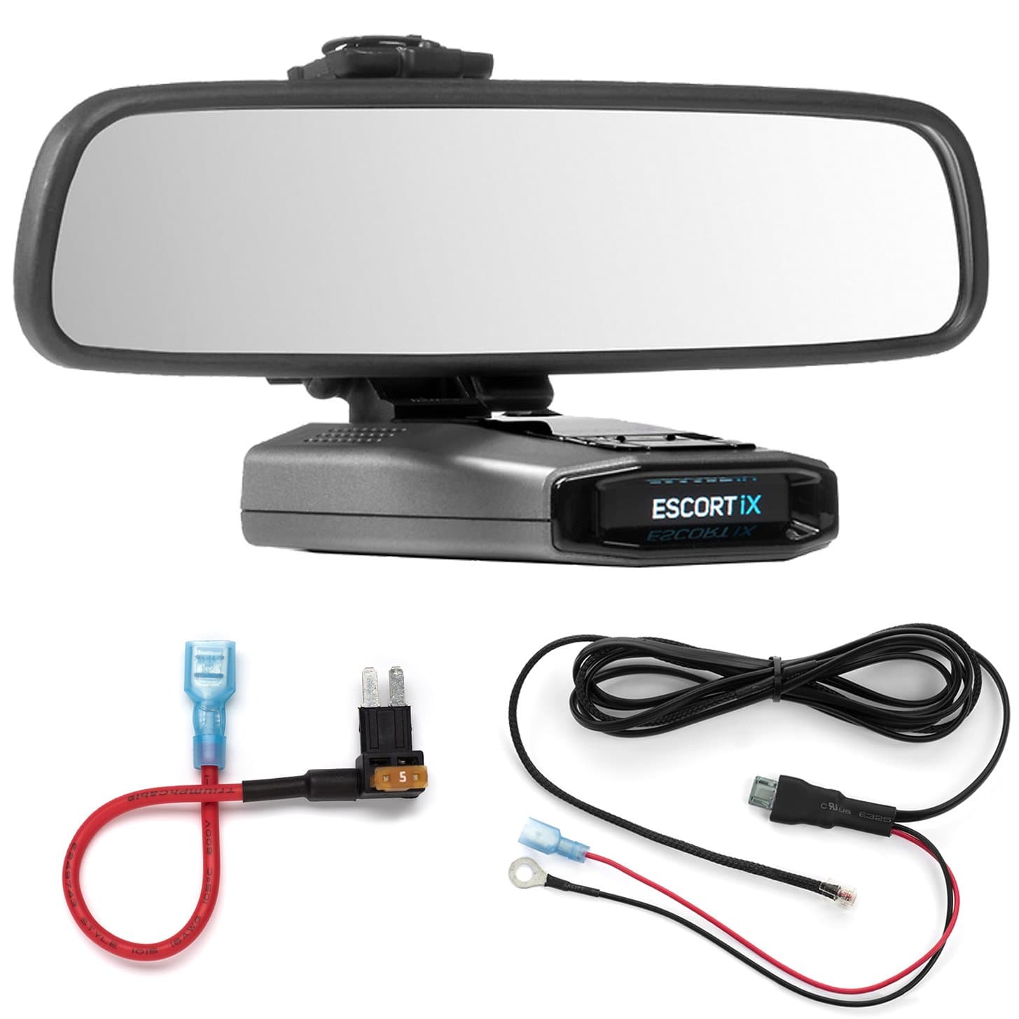 Radar Mount Mirror Mount + Direct Wire Power Cord + Micro2 Fuse Tap Escort IX EX Max360C (3001607)
