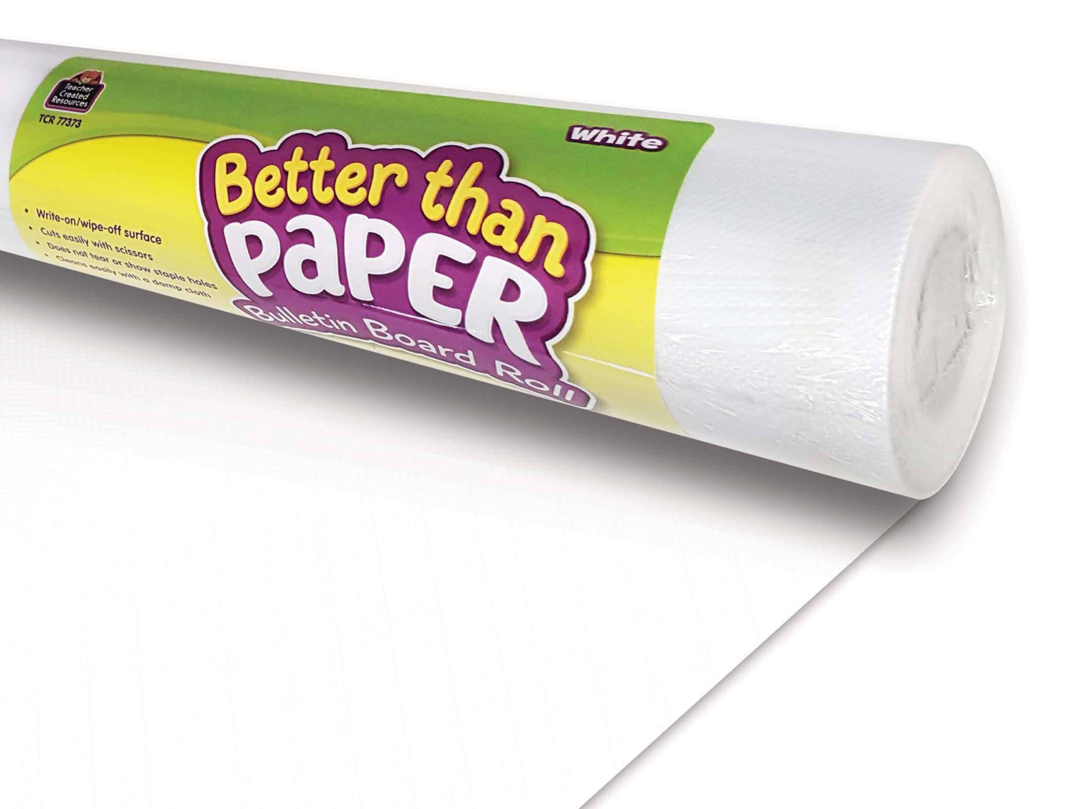 Teacher Created ResourcesBetter Than Paper Bulletin Board Roll, 4 Ft X 12 Ft, White