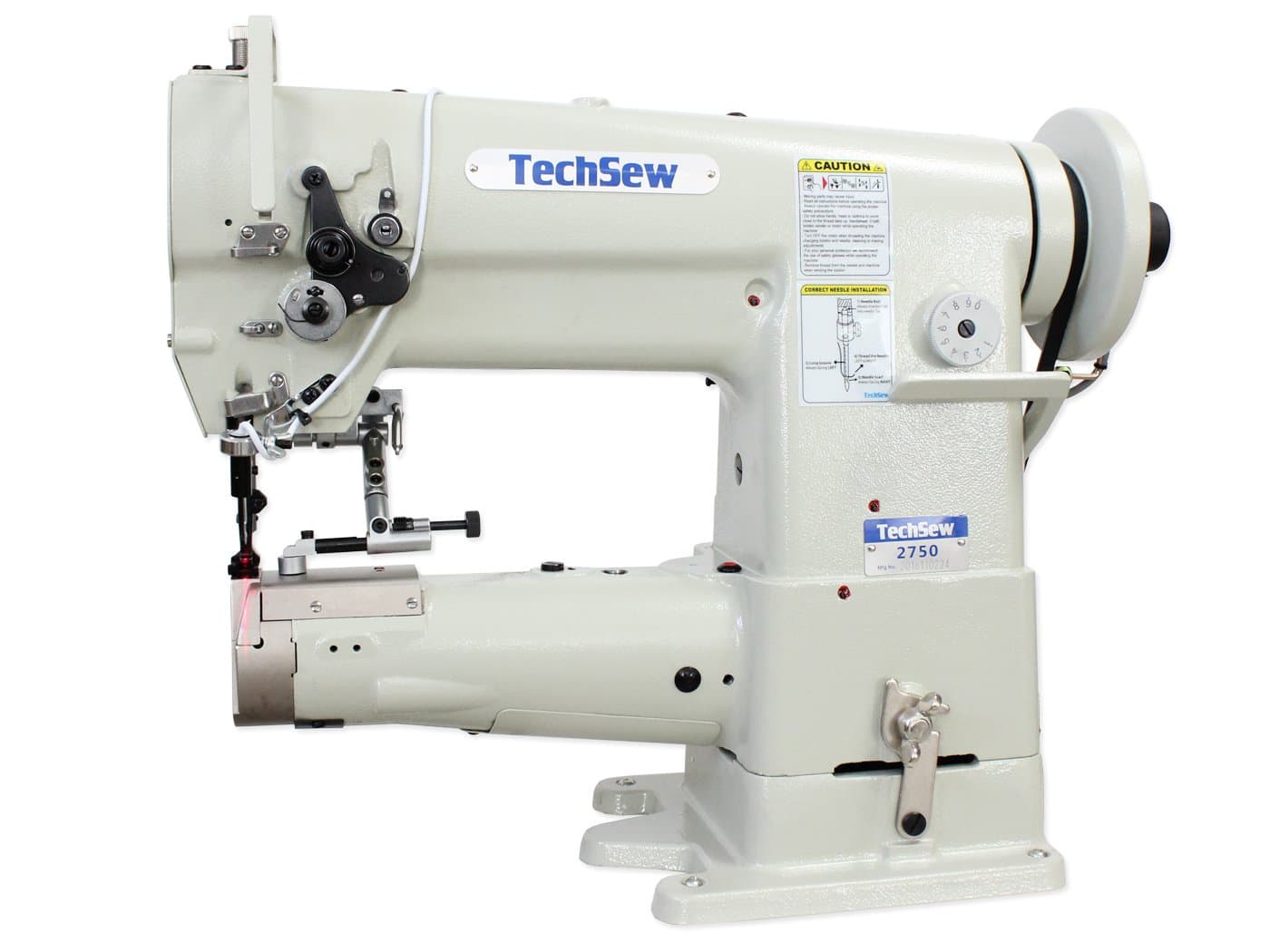 TechSew 2750 PRO Leather Walking Foot Industrial Sewing Machine with Assembled Table & Servo Motor