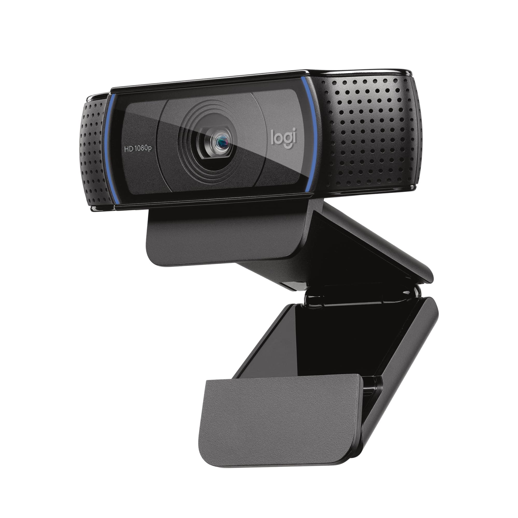 Logitech C920S HD Pro Webcam, Full HD 1080p/30fps Video Calling, Clear Stereo Audio, HD Light Correction, Privacy Shutter, Streaming, Works With Skype,Zoom,FaceTime, PC/Mac/Laptop/Tablet/XBox - Black
