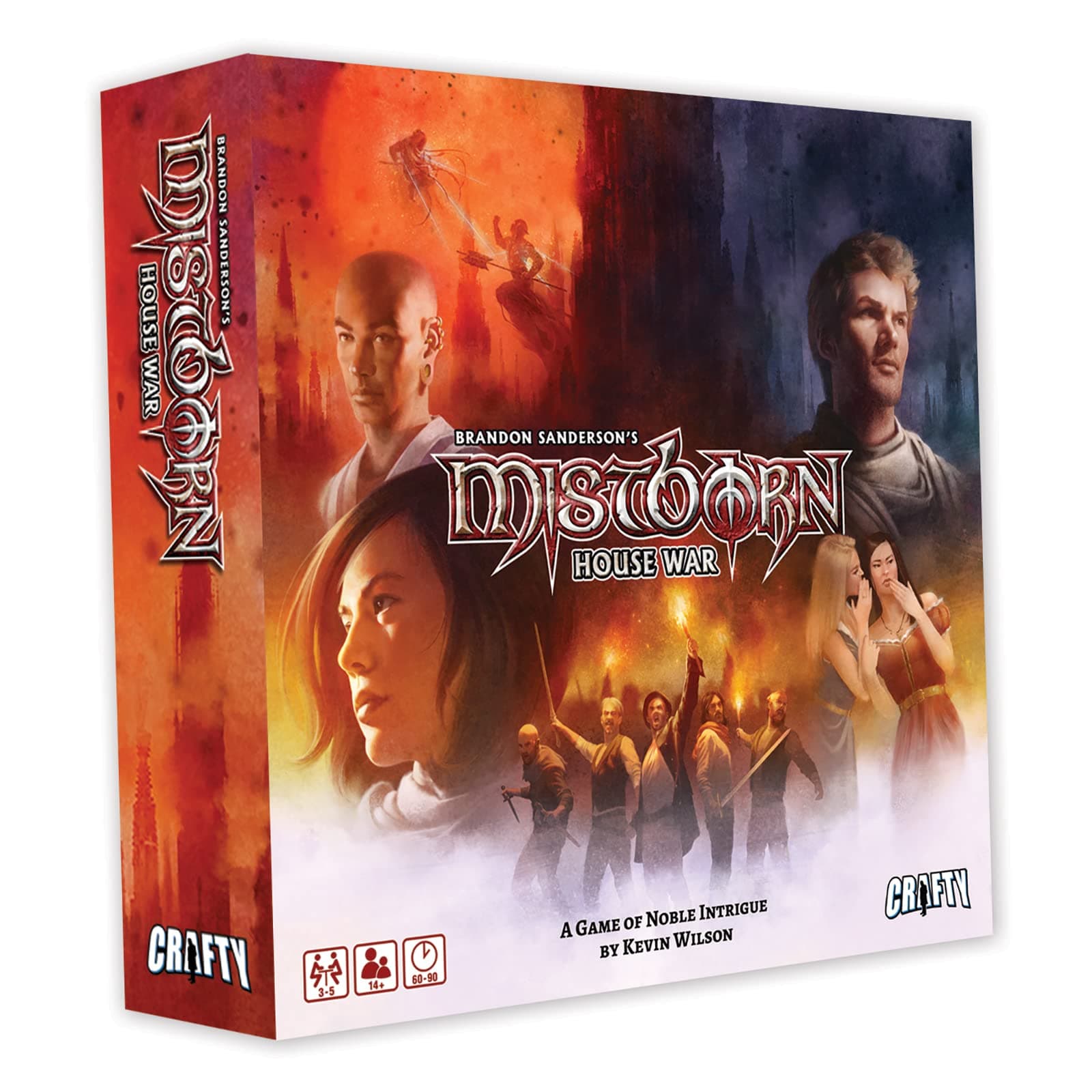 Crafty Games Mistborn: House War Board Game RPG Expansion- 3-5 Players, 60-120 Minutes Gameplay, Ages 14+