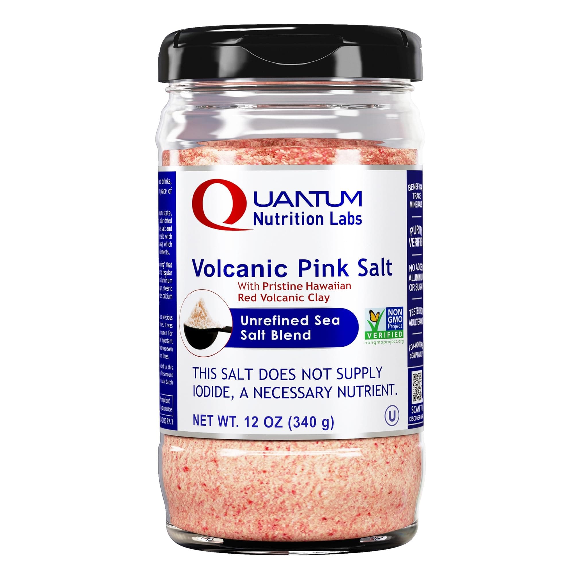 Labs Volcanic Pink Salt - Our Pink Sea Salt is a Hawaiian Red Alaea Sea Salt & Australian Salt Blend for Cooking, Baking with Minerals & Rich Taste - 12 oz