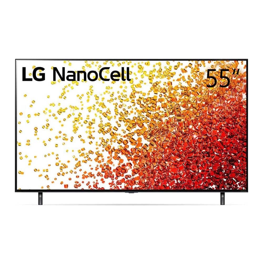 LG NanoCell TV 55 Inch NANO90 Series Cinema Screen Design 4K Cinema HDR webOS Smart with ThinQ AI Full Array Dimming, 55NANO90VPA, Model 2021