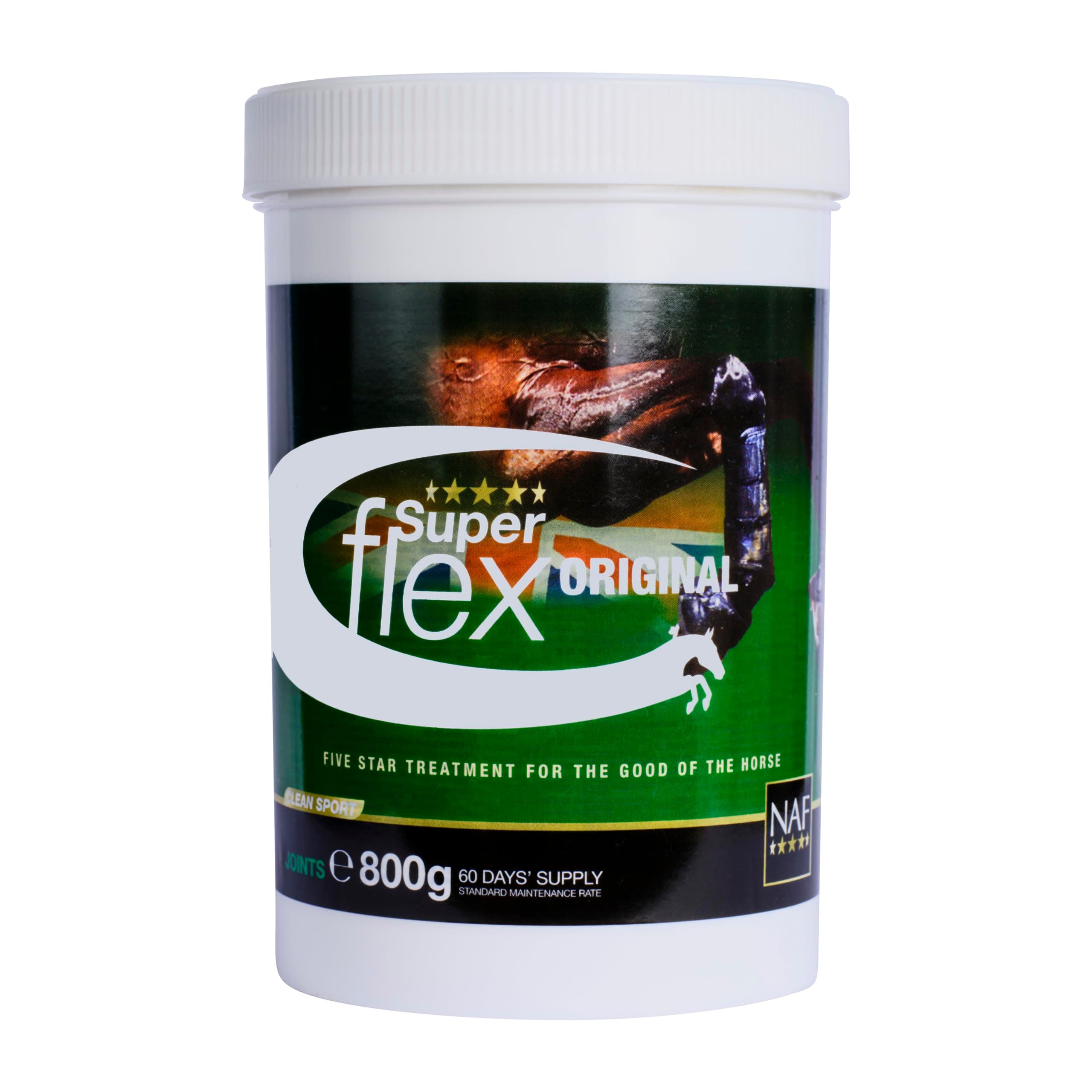 Five Star Superflex 800g – Advanced Joint Support for Horses – With Glucosamine, MSM, Chondroitin & Hyaluronic Acid – Promotes Flexibility, Mobility & Cartilage Health