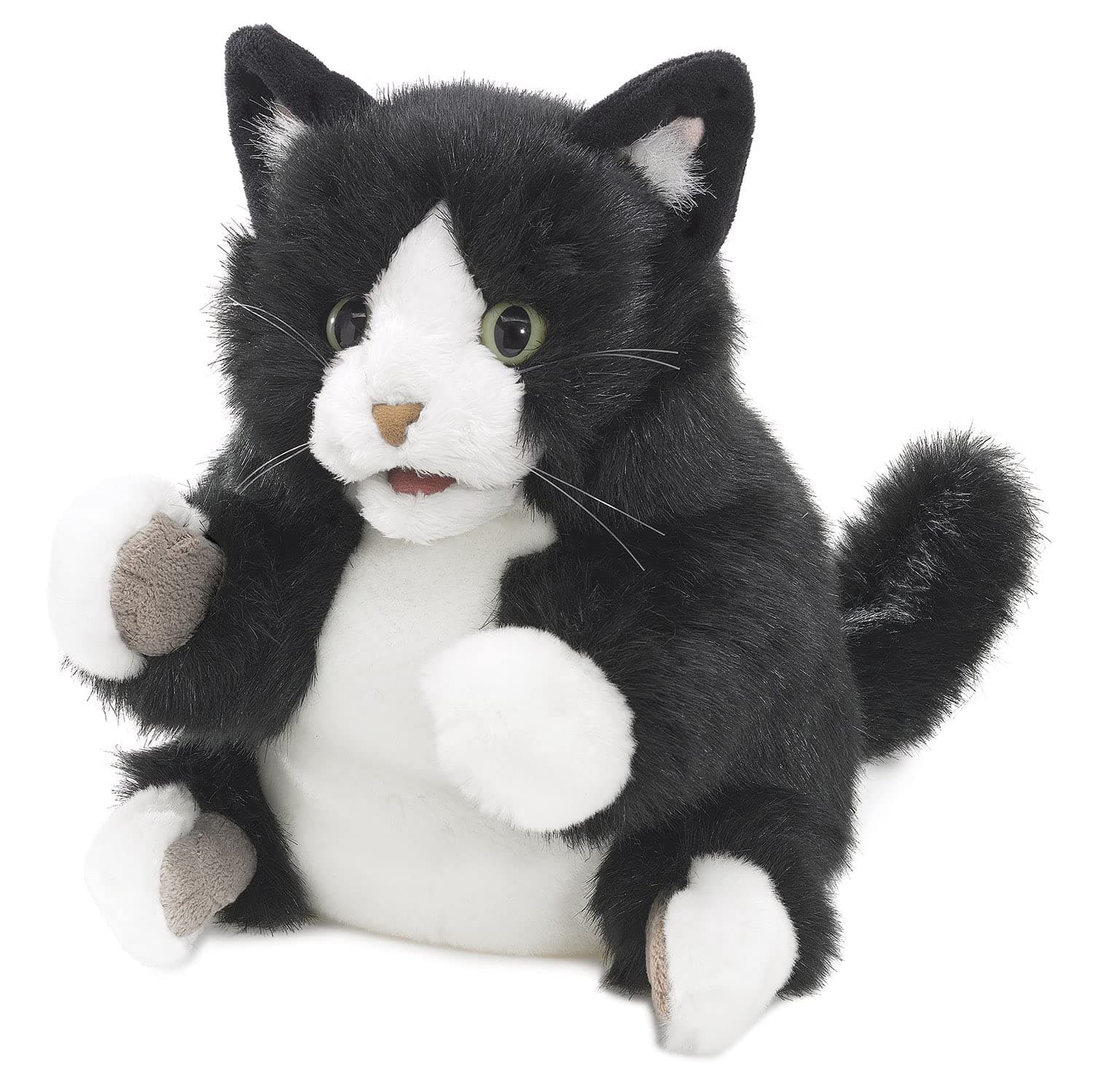 Folkmanis Tuxedo Kitten Hand Puppet