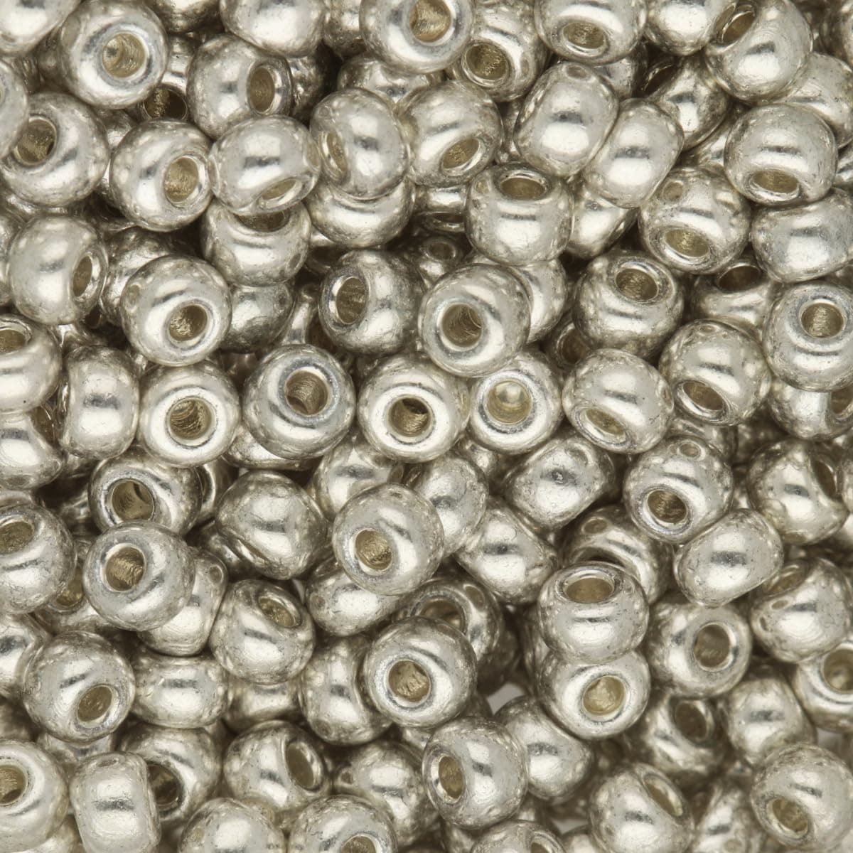 Miyuki Round Seed Bead Size 8/0 22g-tube Galvanized Silver