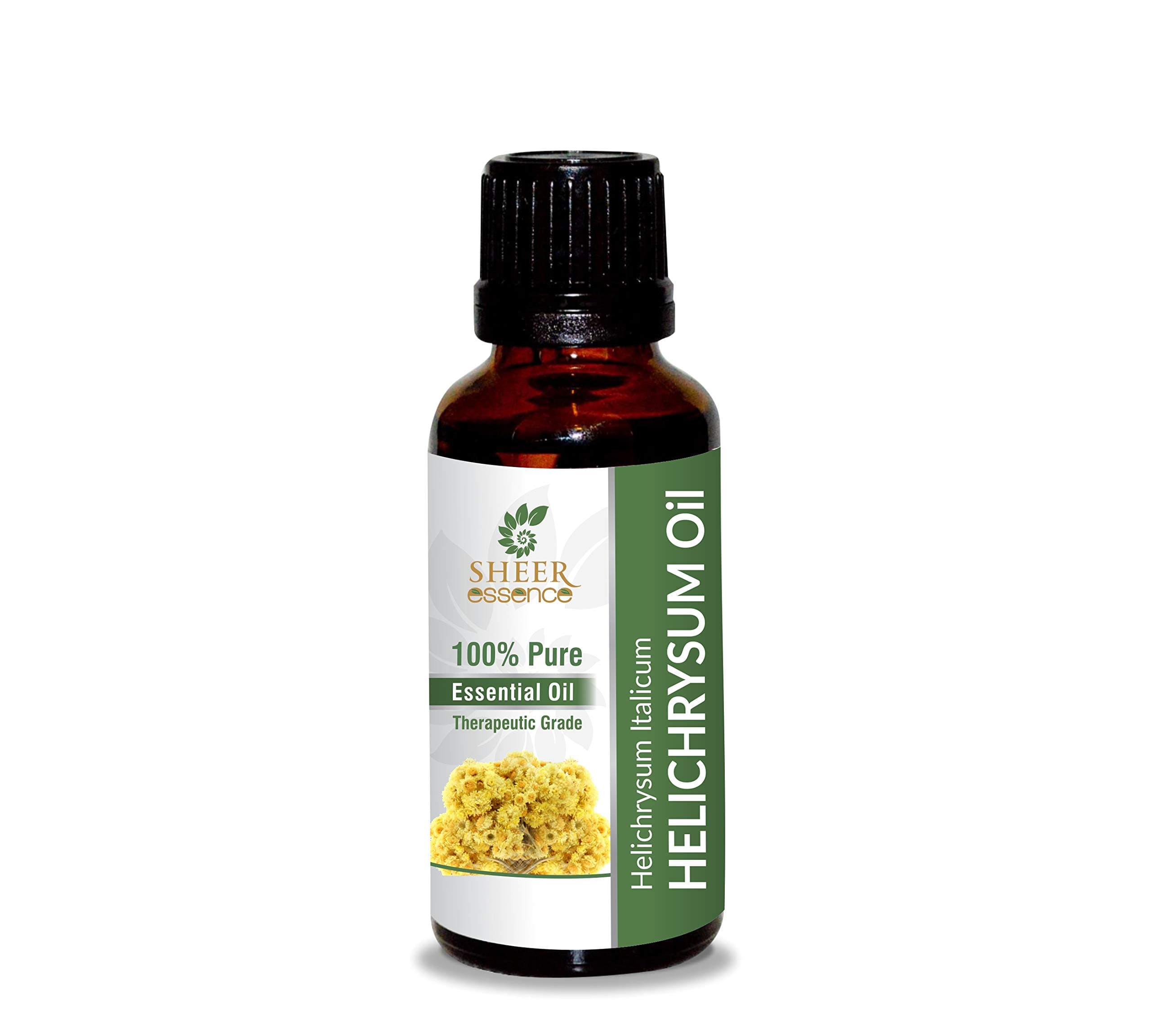 – Helichrysum Oil -(Helichrysum Italicum)- Essential Oil 100% Pure Natural Undiluted Uncut Therapeutic Grade Oil 0.16 Fl.OZ
