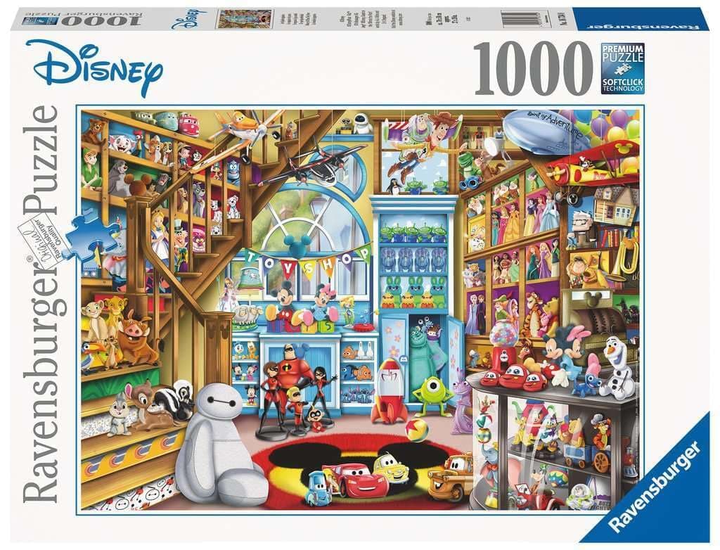 Ravensburger Disney Pixar Toy Store 1000 Piece Jigsaw Puzzle for Adults & Kids Age 12 Years Up, Multicolor, 16734