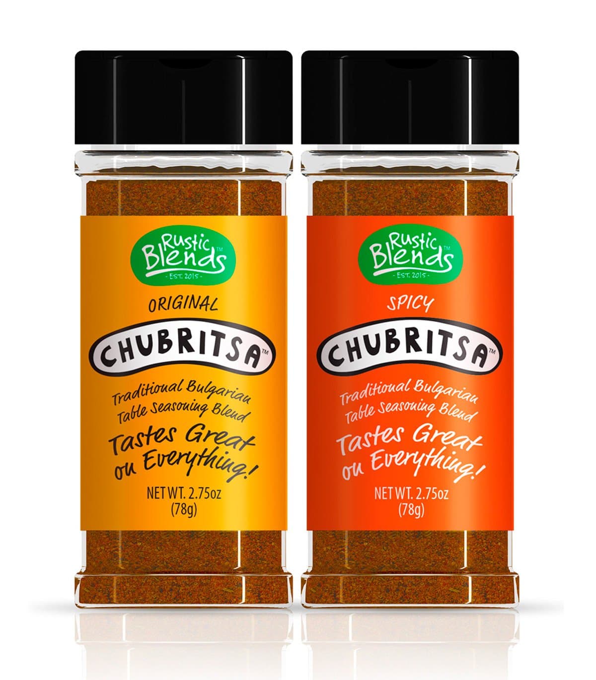 Chubritsa - Table Seasoning Blend (Original + Spicy, 2 Bottles)