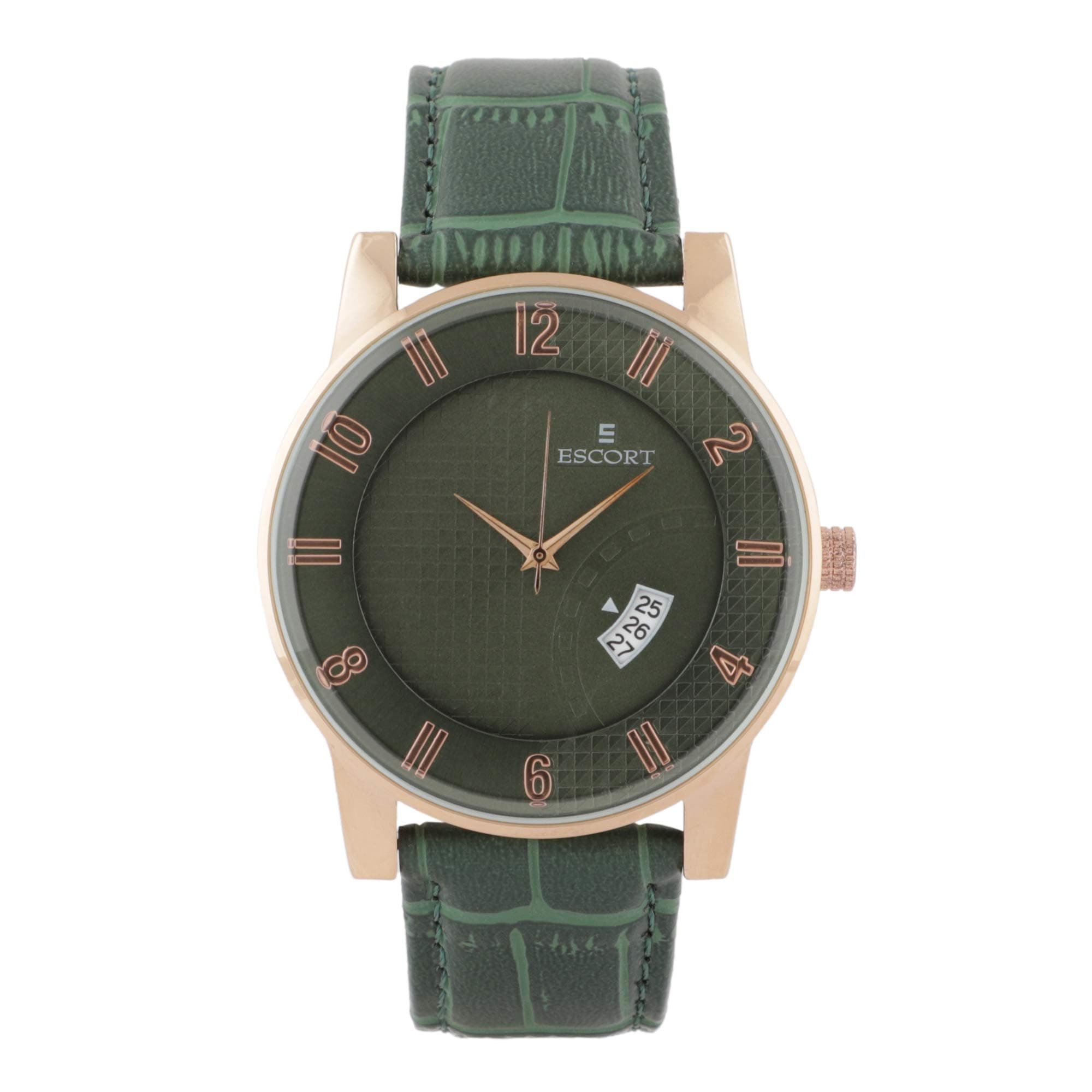 Escort Analog Green Dial Men's Watch-E 1800-1002 RGL.16