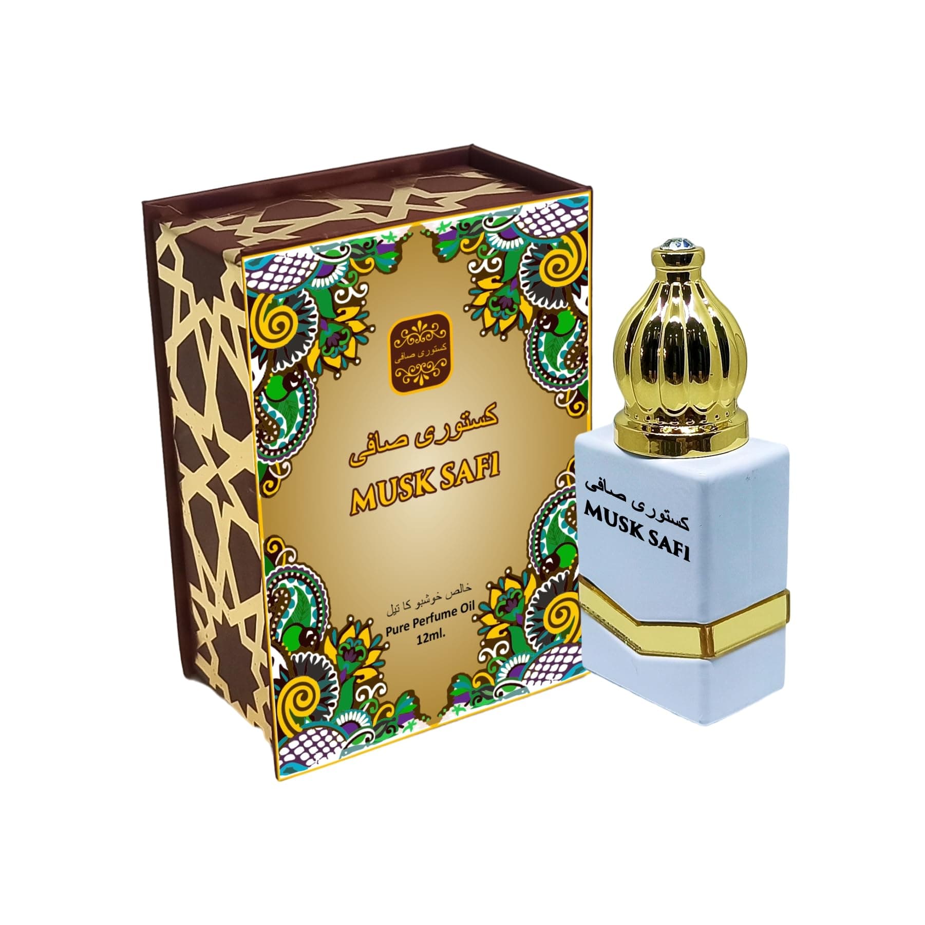 INDRA SUGANDH BHANDAR Attar For Men|Women Musk Safi 12ml Rollon Box Ittar Original Men itra/itar Perfume Oil 24 Hours Long Lasting Fragrance Pack