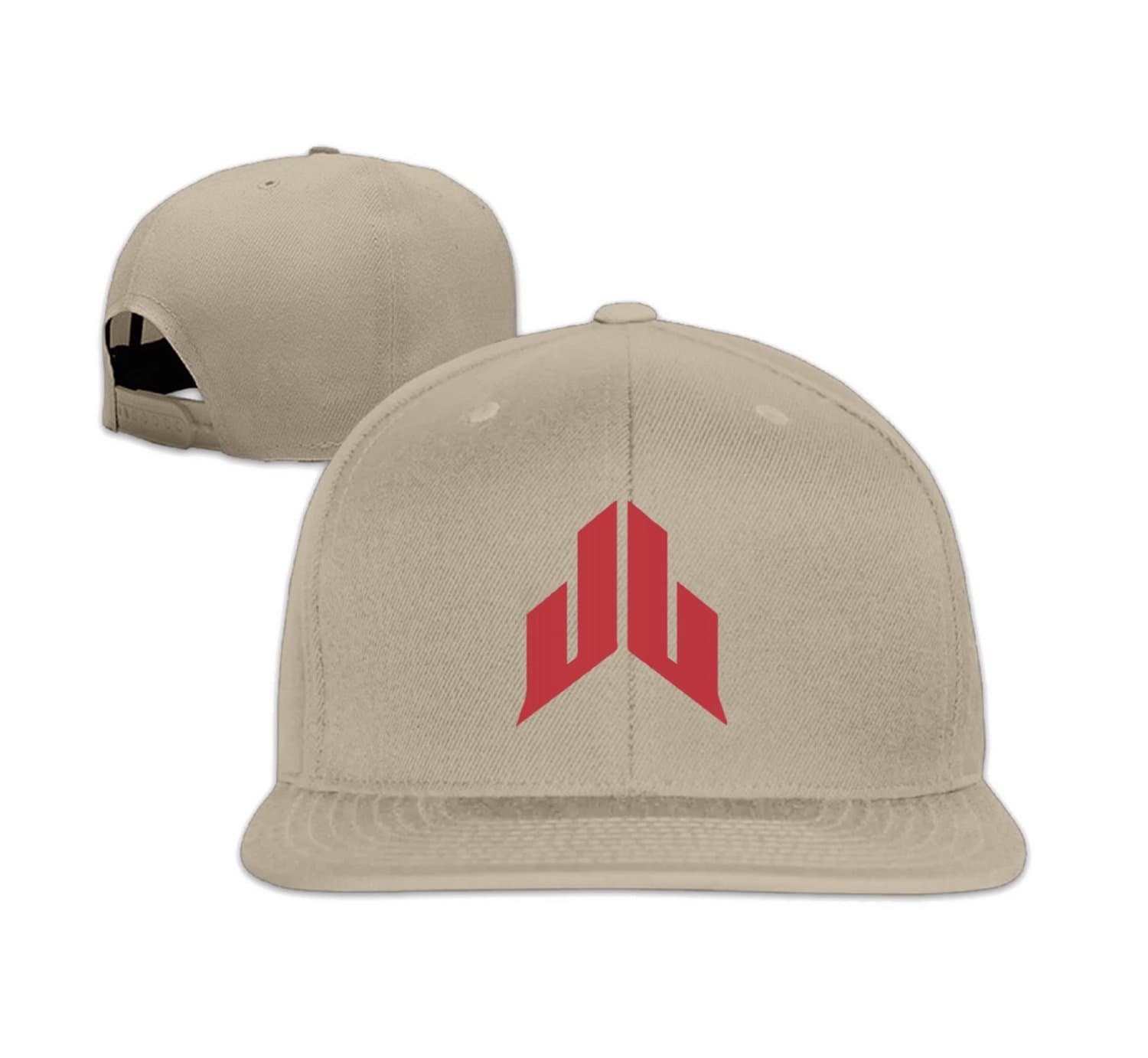 Unisex J. J.Watt New Logo Hat Flat Bill Stretch Cap One Size (Natural)
