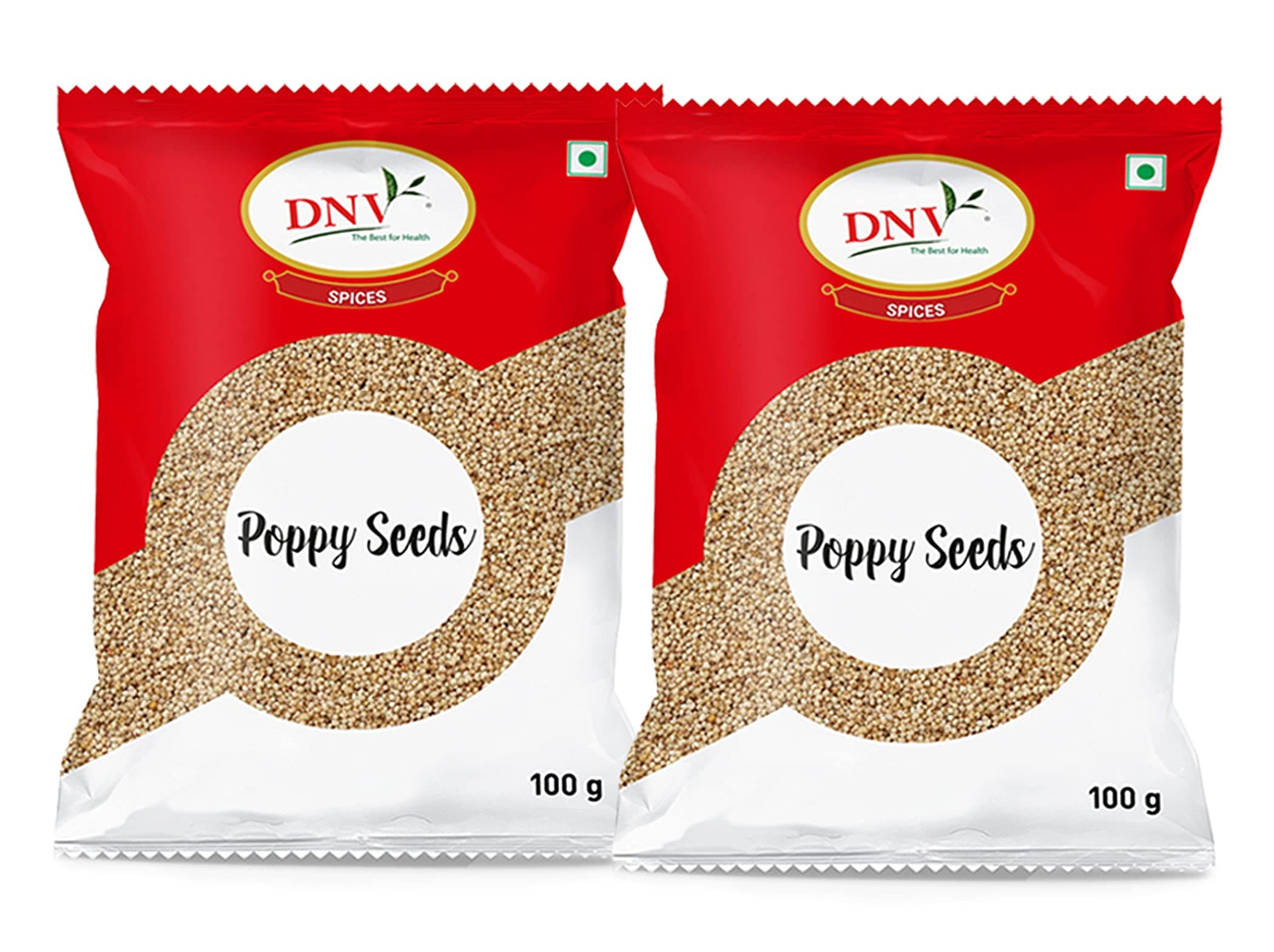 DNV Natural Whole Khus Khus | Poppy Seeds | Posta Dana | khas khas, Pack of 2-100g Each