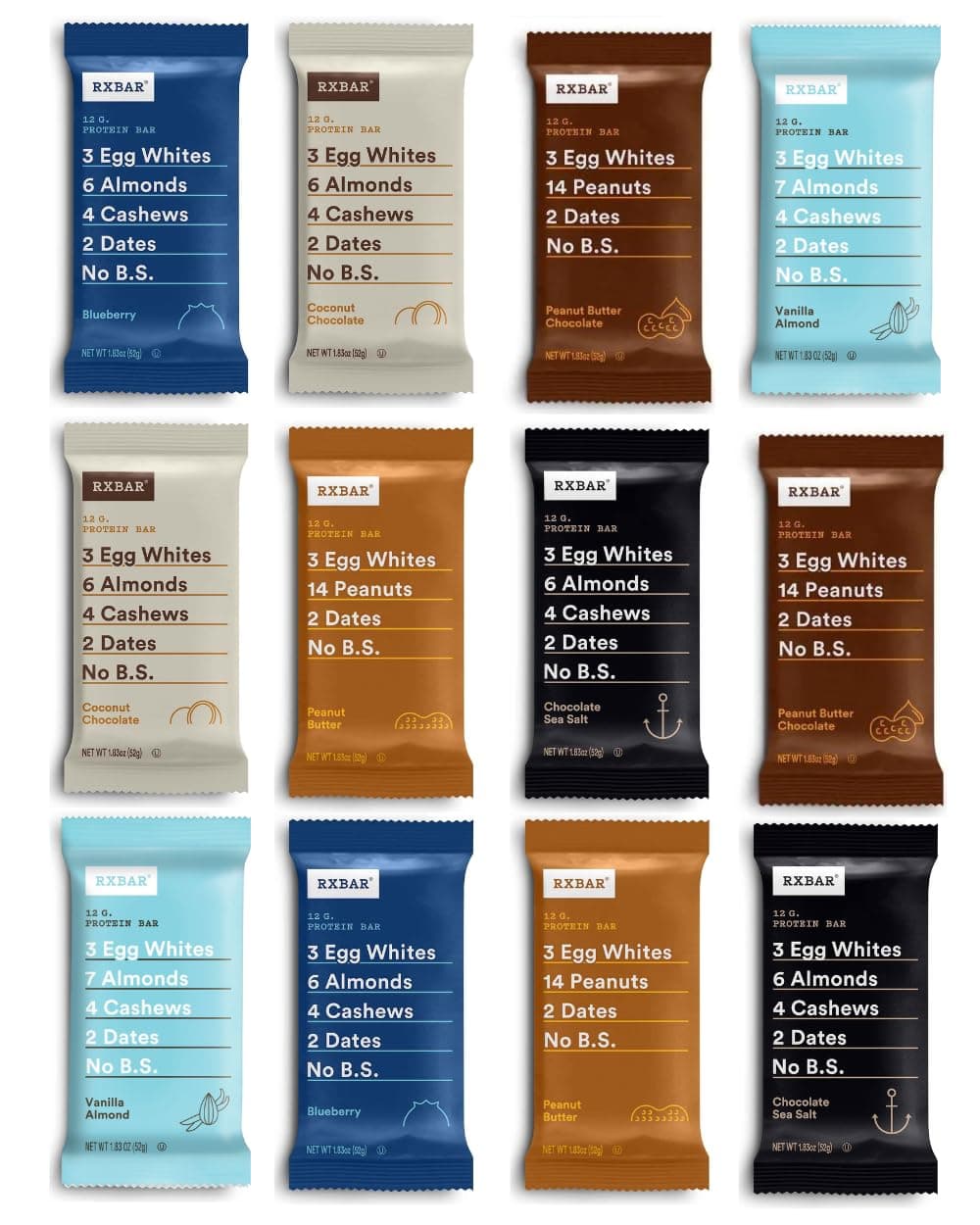 Gluten Free Protein Bar Snack 1.83 Ounce (12 Pack)