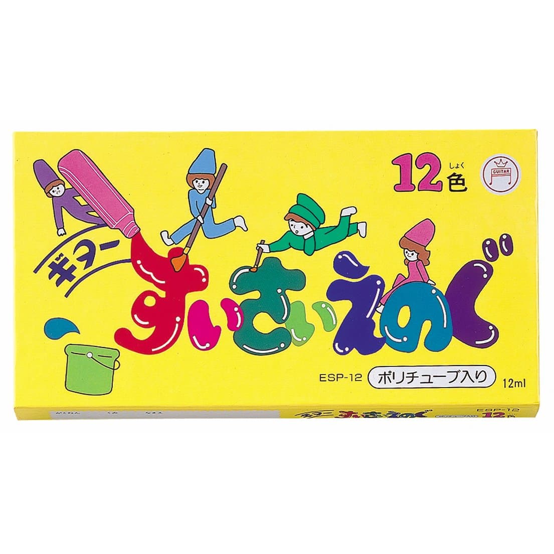 Teranishi Chemical ESP-12 Watercolor Guitar Paint, 0.4 fl oz (12 ml), 12 Colors, Junior Color Scheme