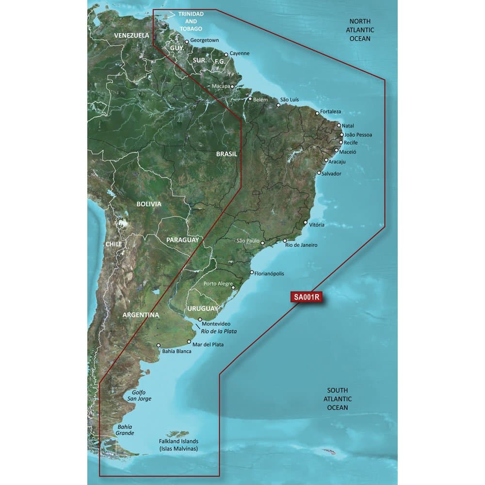 GarminBlueChart g2 - HXSA001R - South America East Coast - microSD™/SD™ (41207)