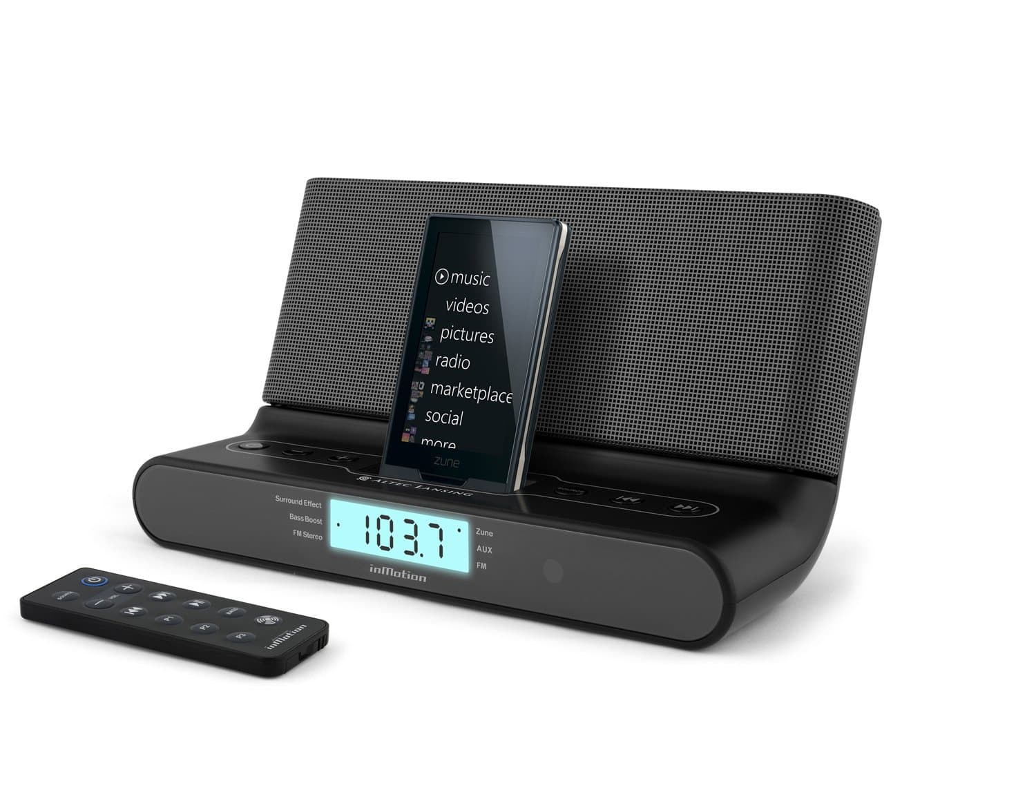 Altec Lansing inMotion Speaker Dock with FM Radio for Zune (Black)