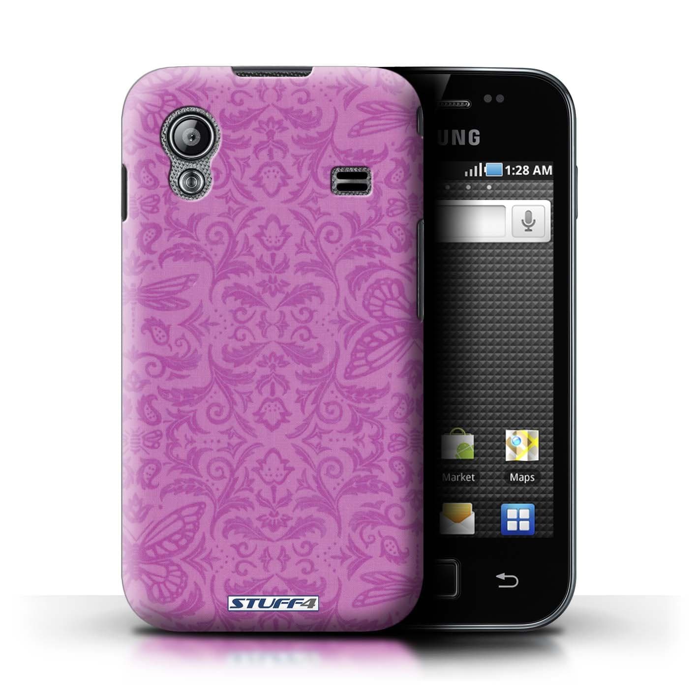 STUFF4 Phone Case / Cover for Samsung Galaxy Ace / Pink Design / Insect Pattern Collection / by Deb Strain / Penny Lane Publishing, Inc.