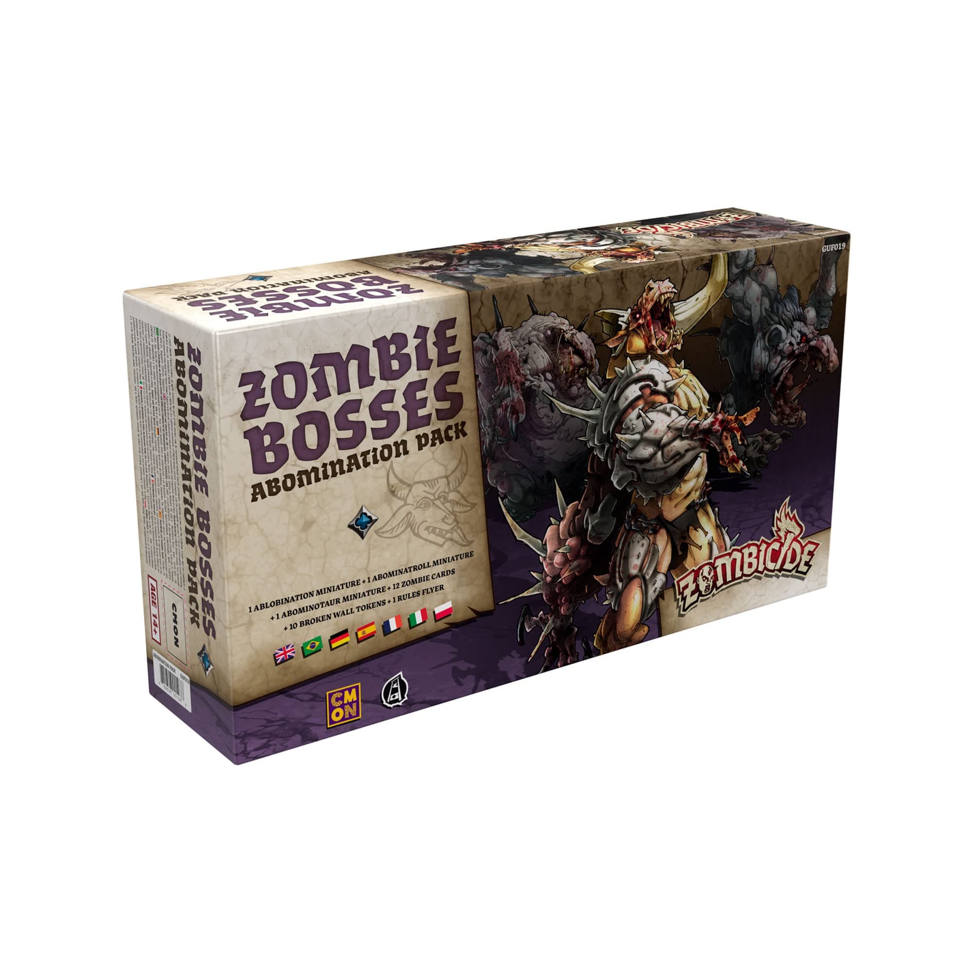 Zombicide: Black Plague Zombie Bosses - Abomination Board Game Pack