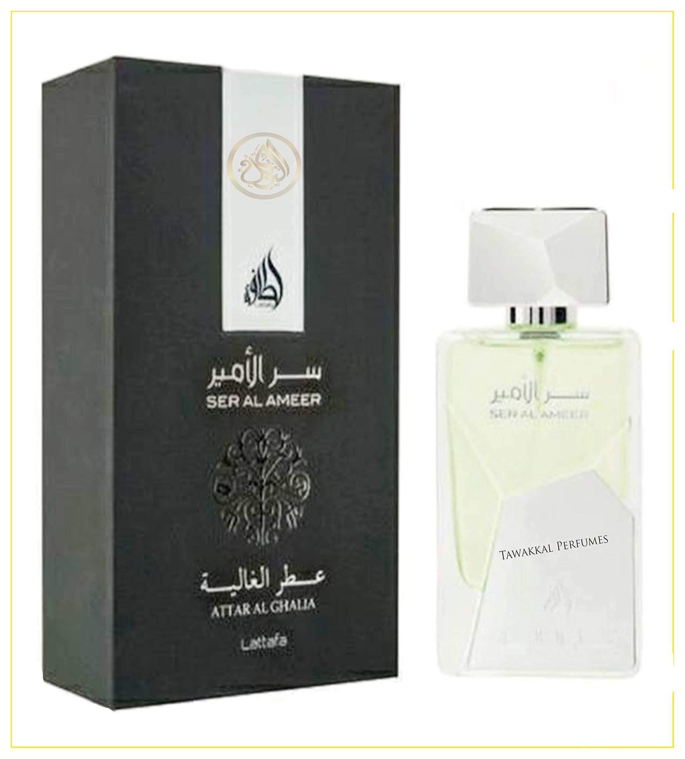 TAWAKKAL PERFUMES Ser Al Ameer Attar Alghalia By Lattafa For Unisex - Eau De Parfum, 100ml