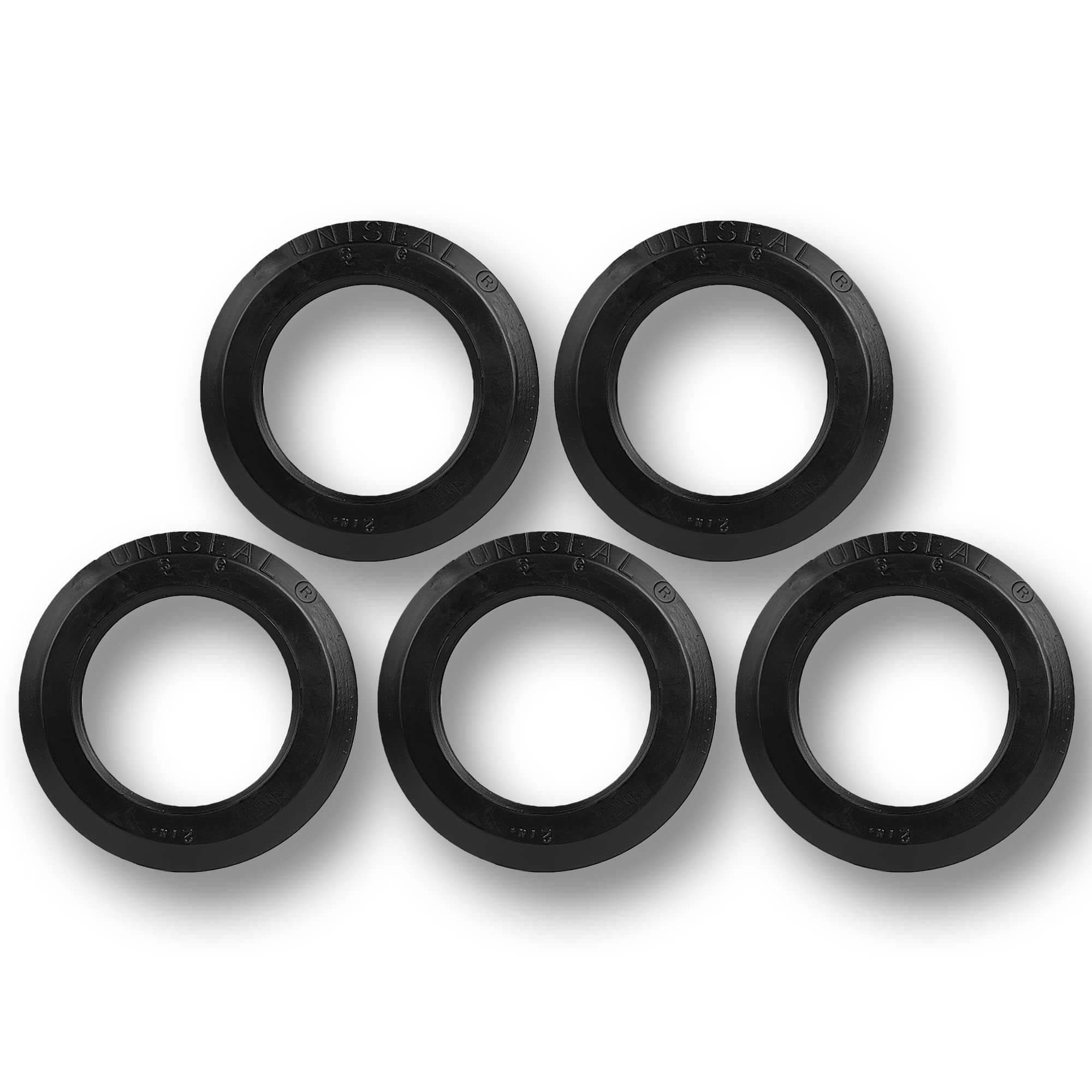 2'' UNISEAL Flexible Tank Adapter Made in the USA (Bulkhead) - 5 Pack