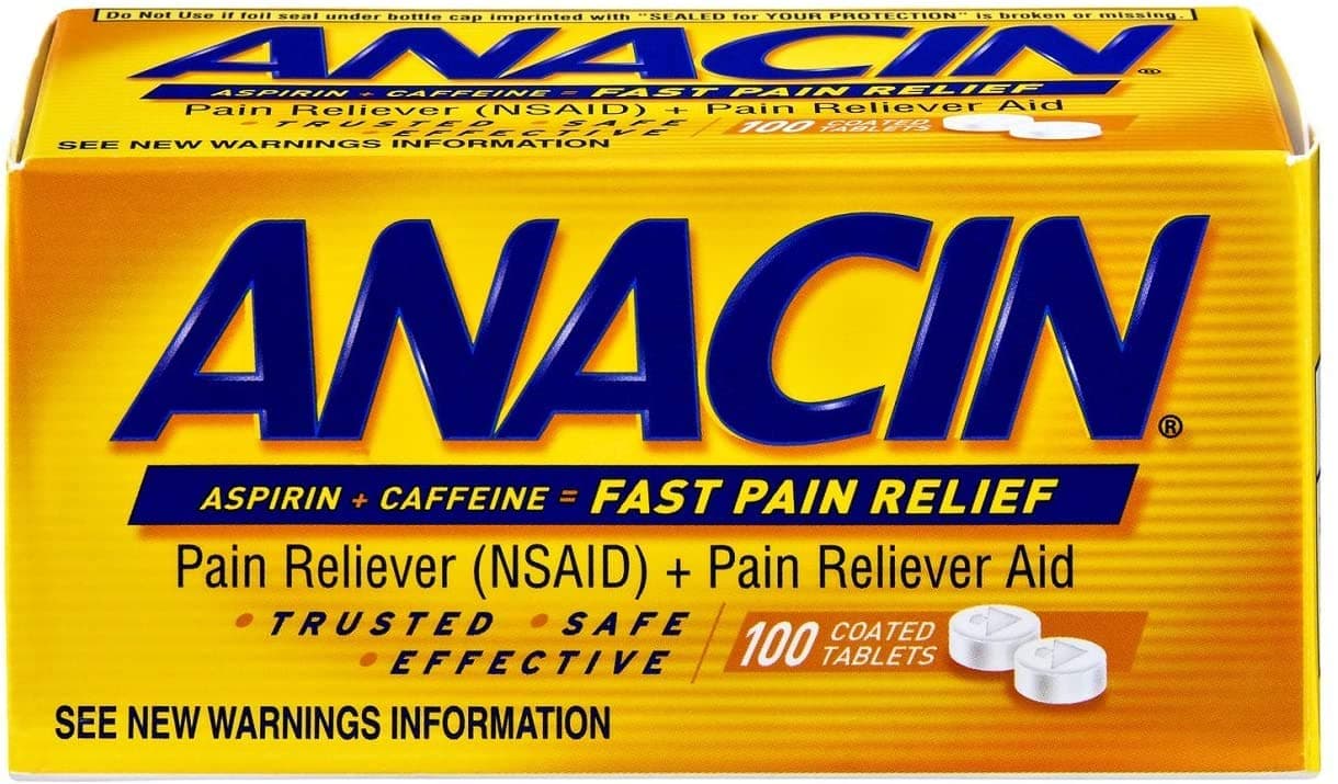 Fast Pain Aspirin Tablets, 100 Tabs