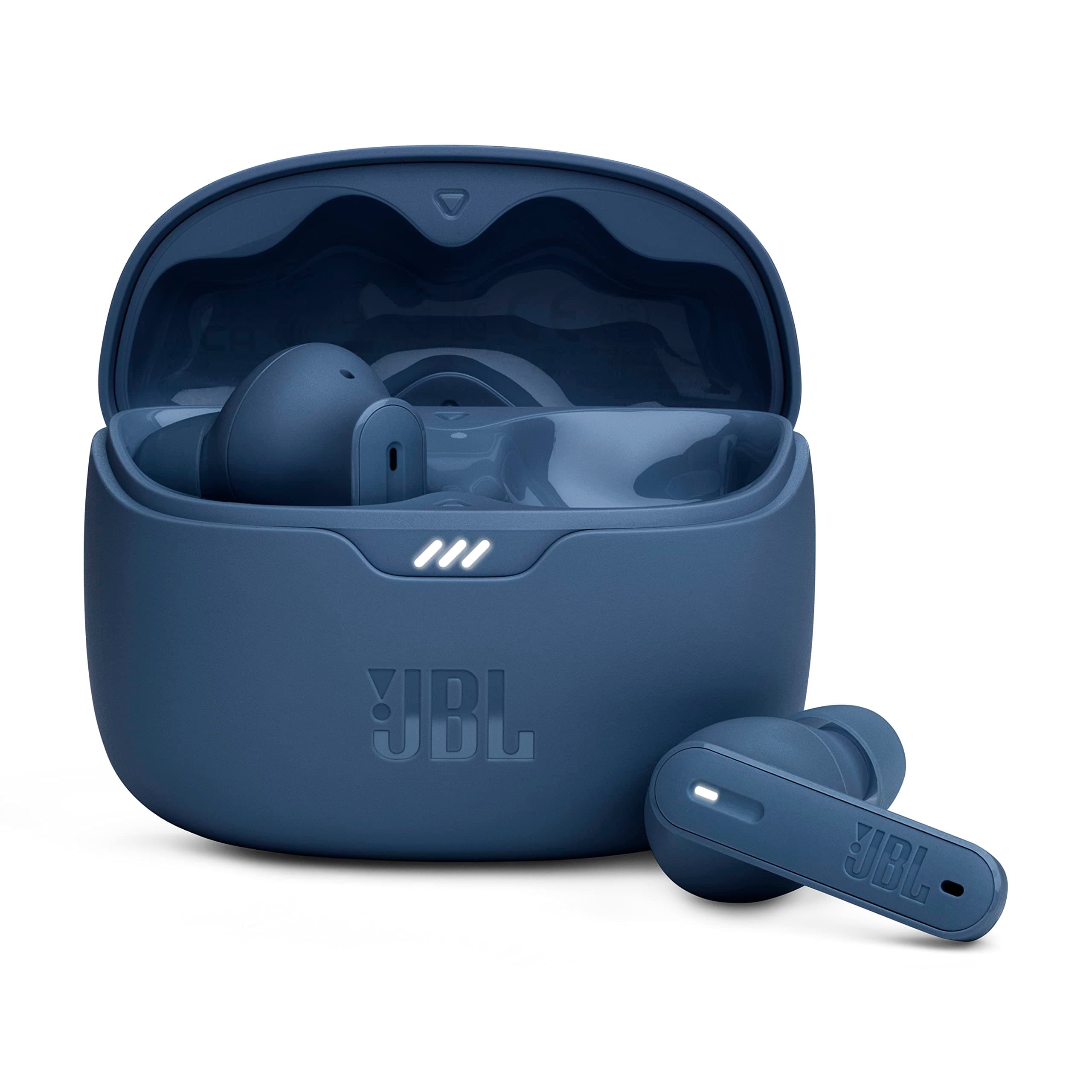 Tune Beam Earphones, Bluetooth and Wireless, Water Resistant and Noise Cancelling with up to 48 Hours Battery Life, Blue - JBLTBEAMBLU