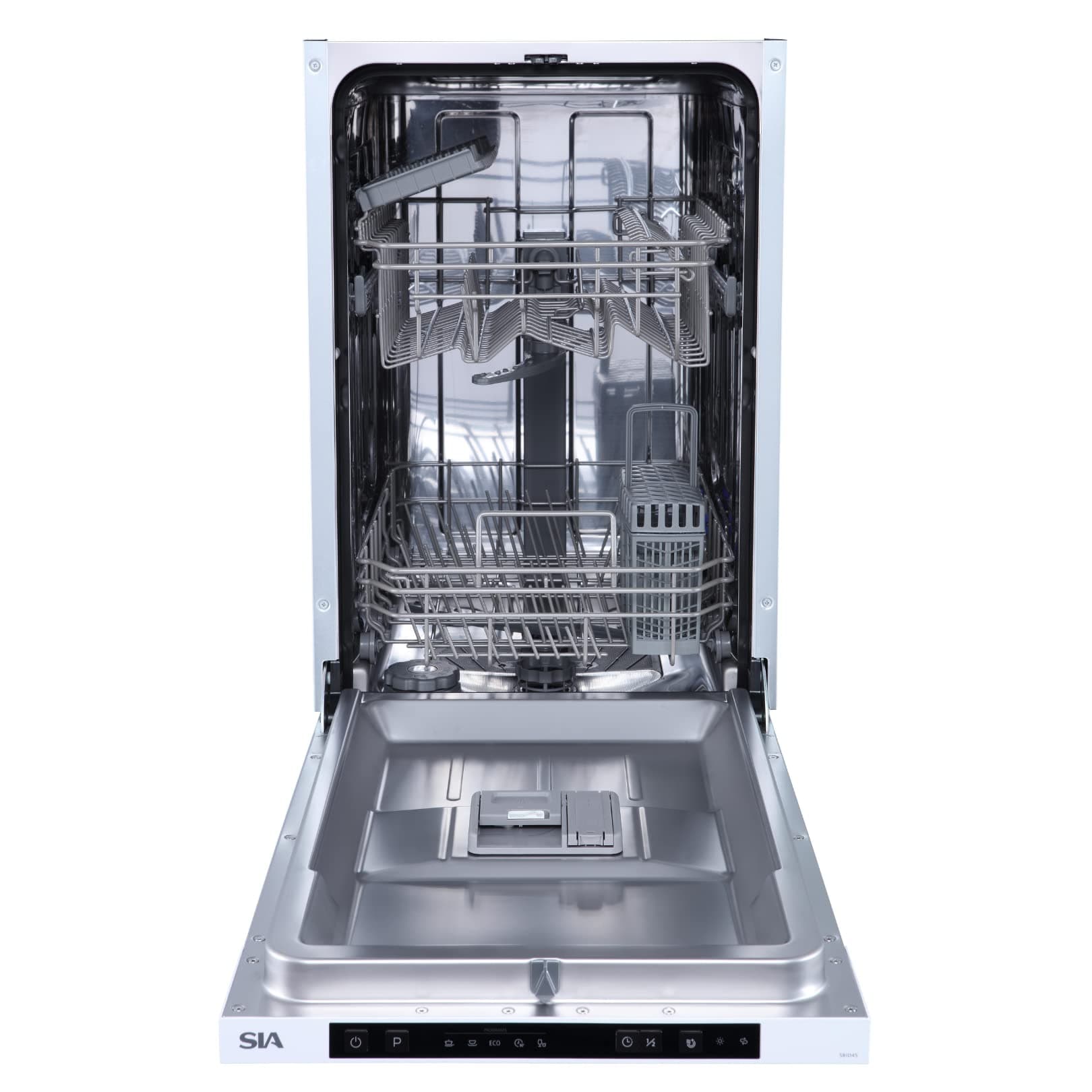 45cm Integrated Slimline Dishwasher, 10 Place Settings 5 Programmes - SBID45 [Energy Class E]