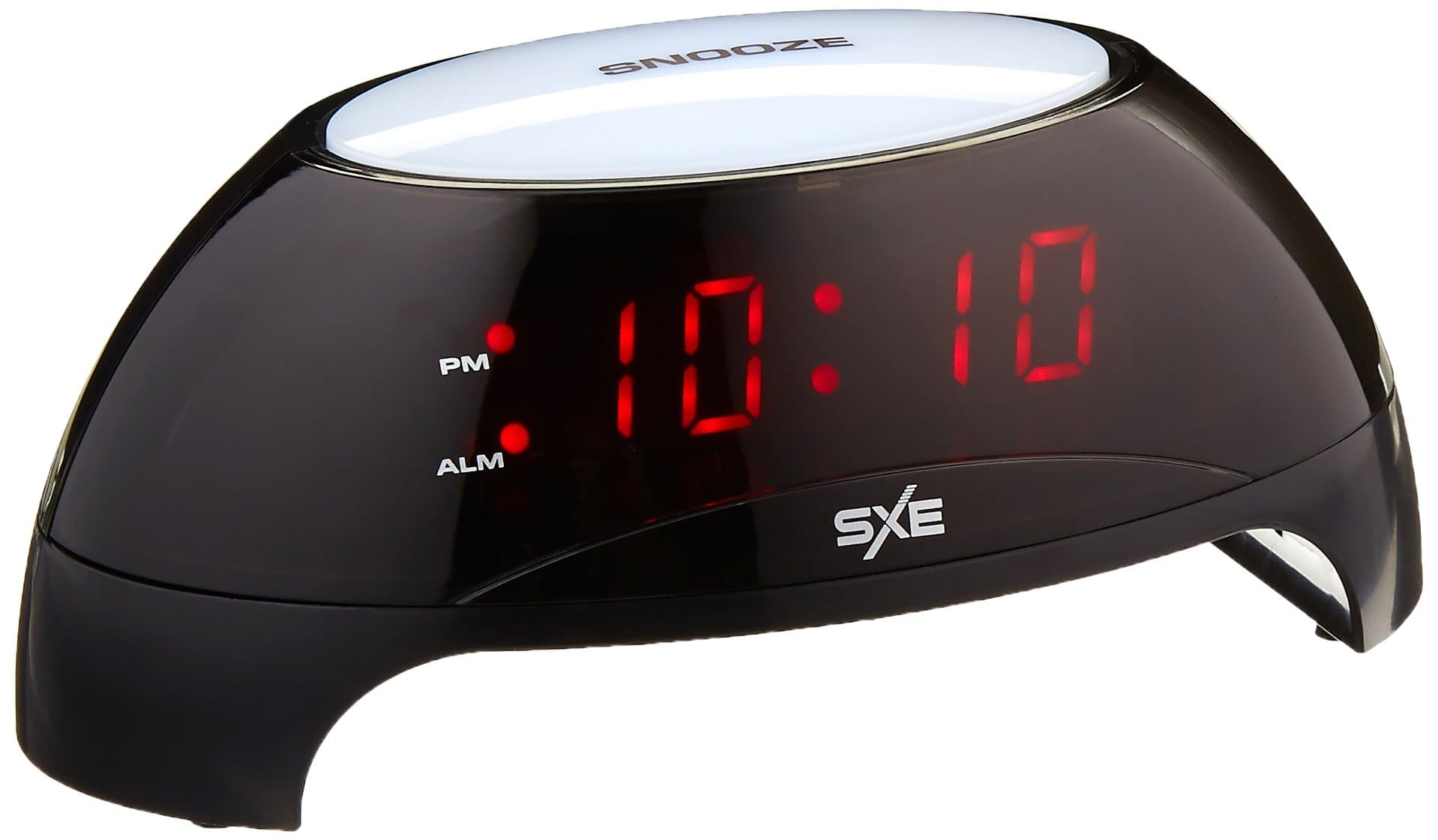 Sxe Sunrise Simulator Night Light Alarm Clock, 6" x 3.75" x 2.75", White and Black